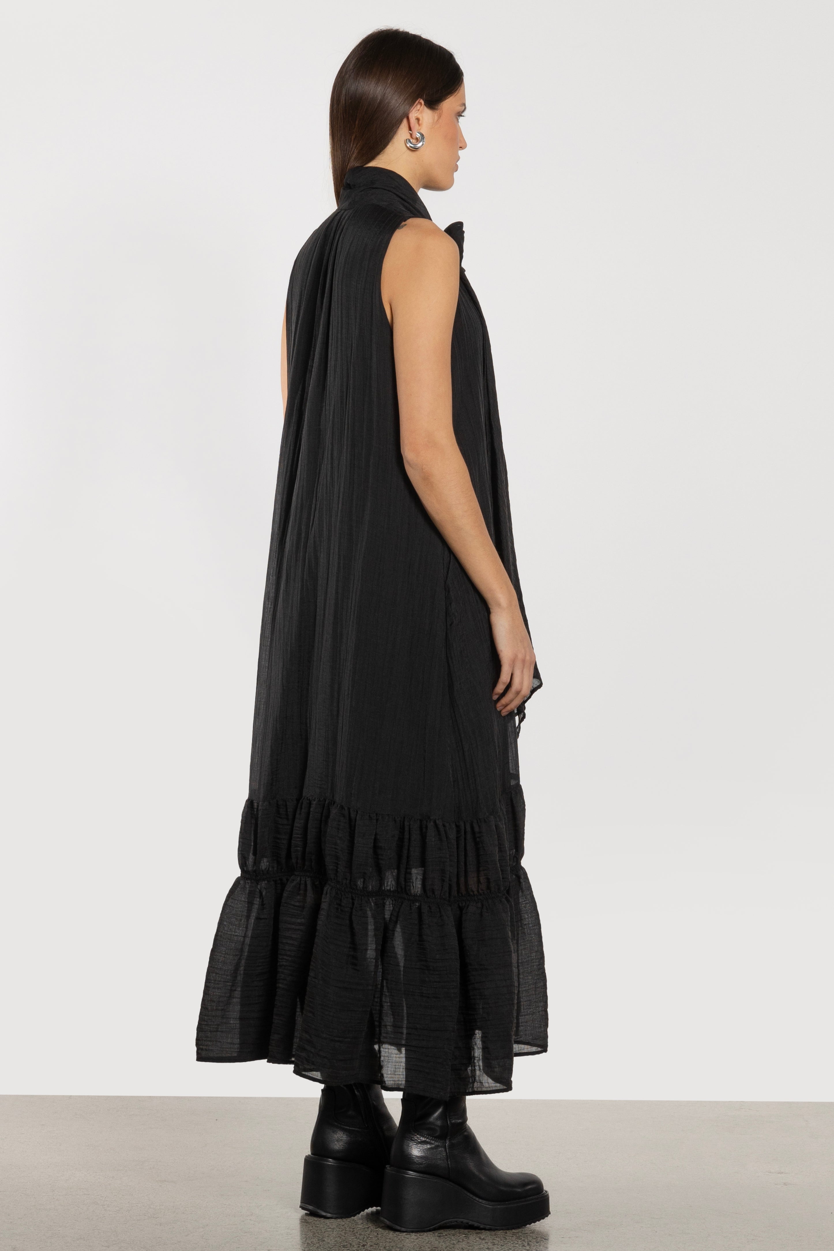 Orson Sleeveless Tiered Hem Dress