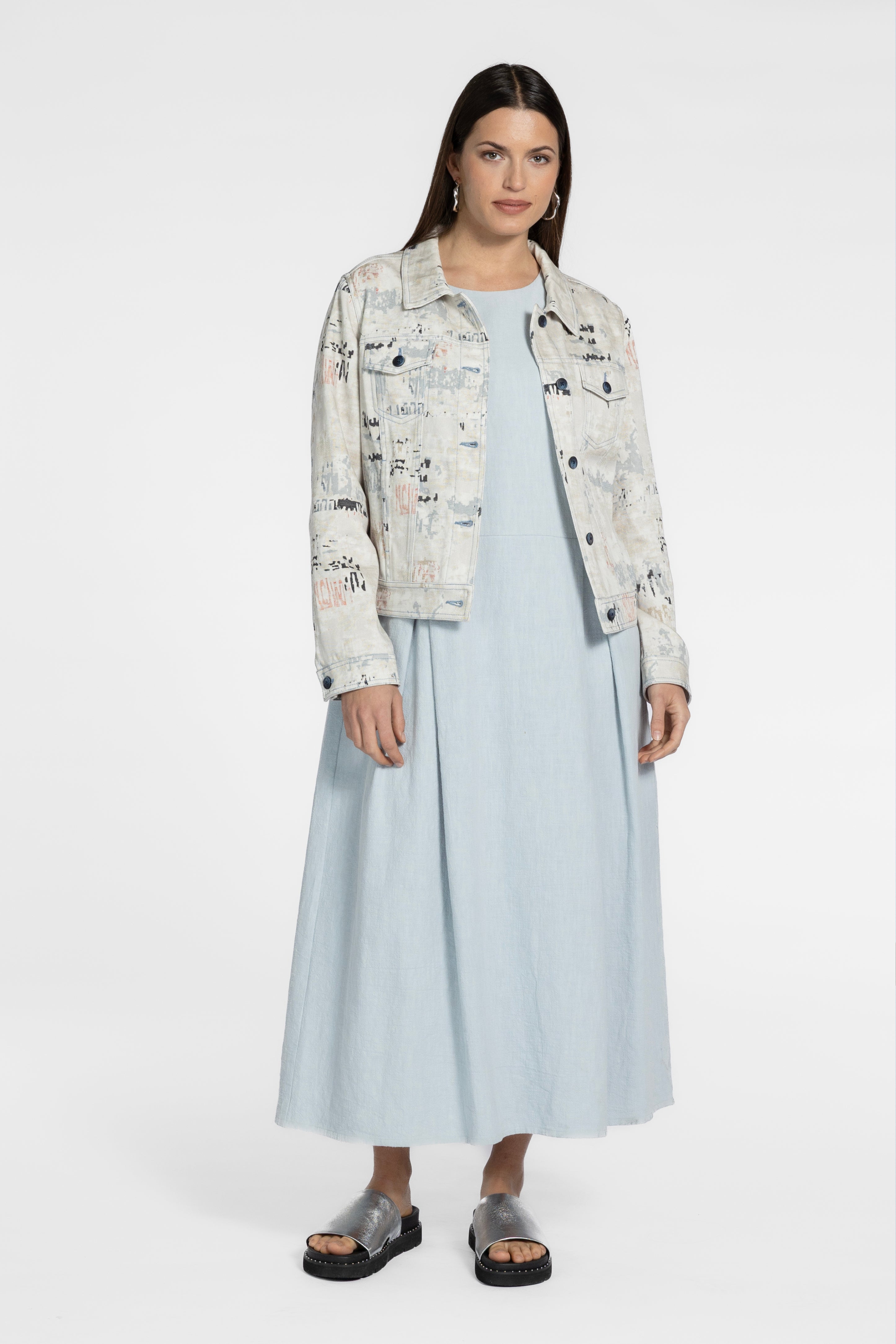 Rixo Boxy Cropped Jacket