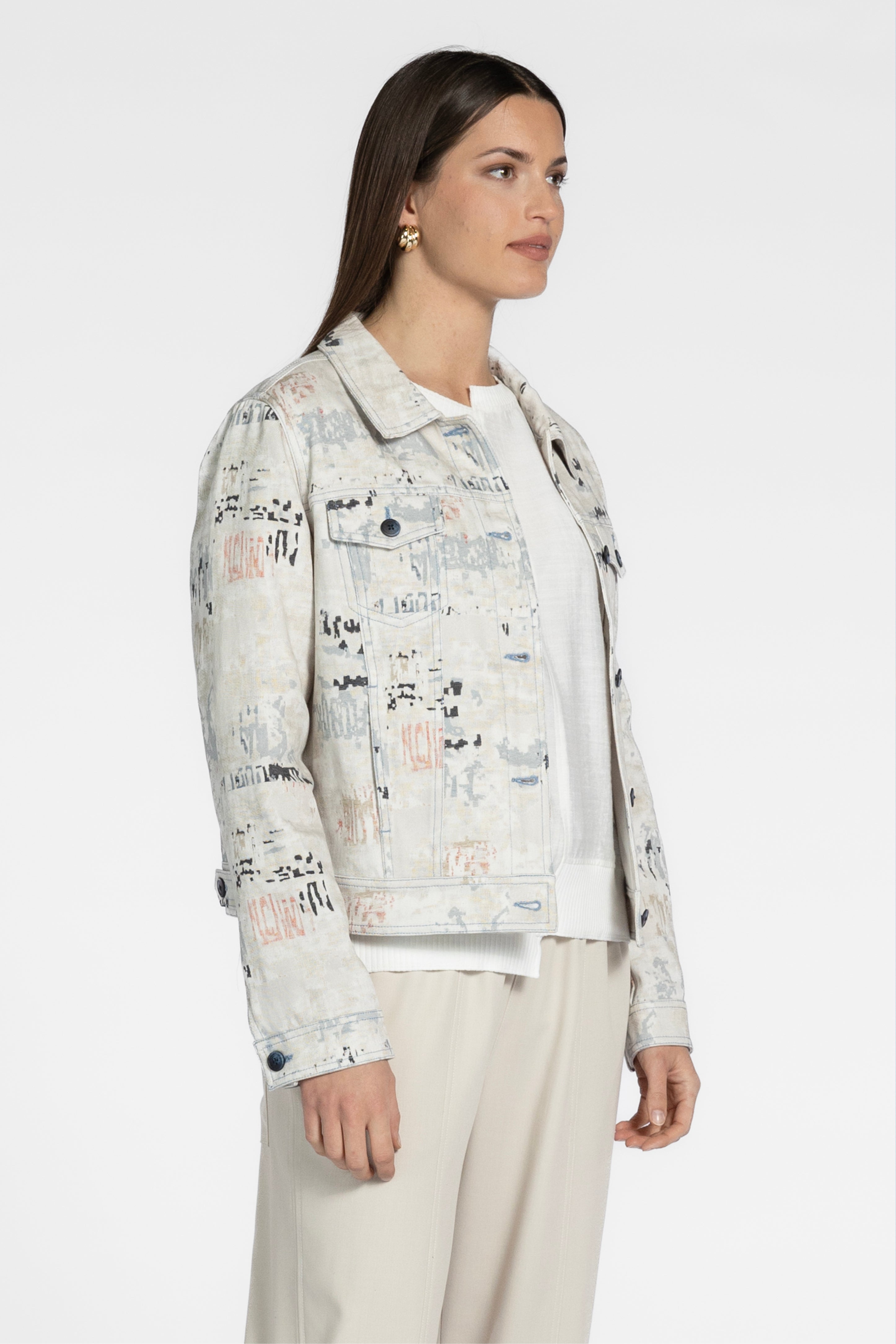 Rixo Boxy Cropped Jacket