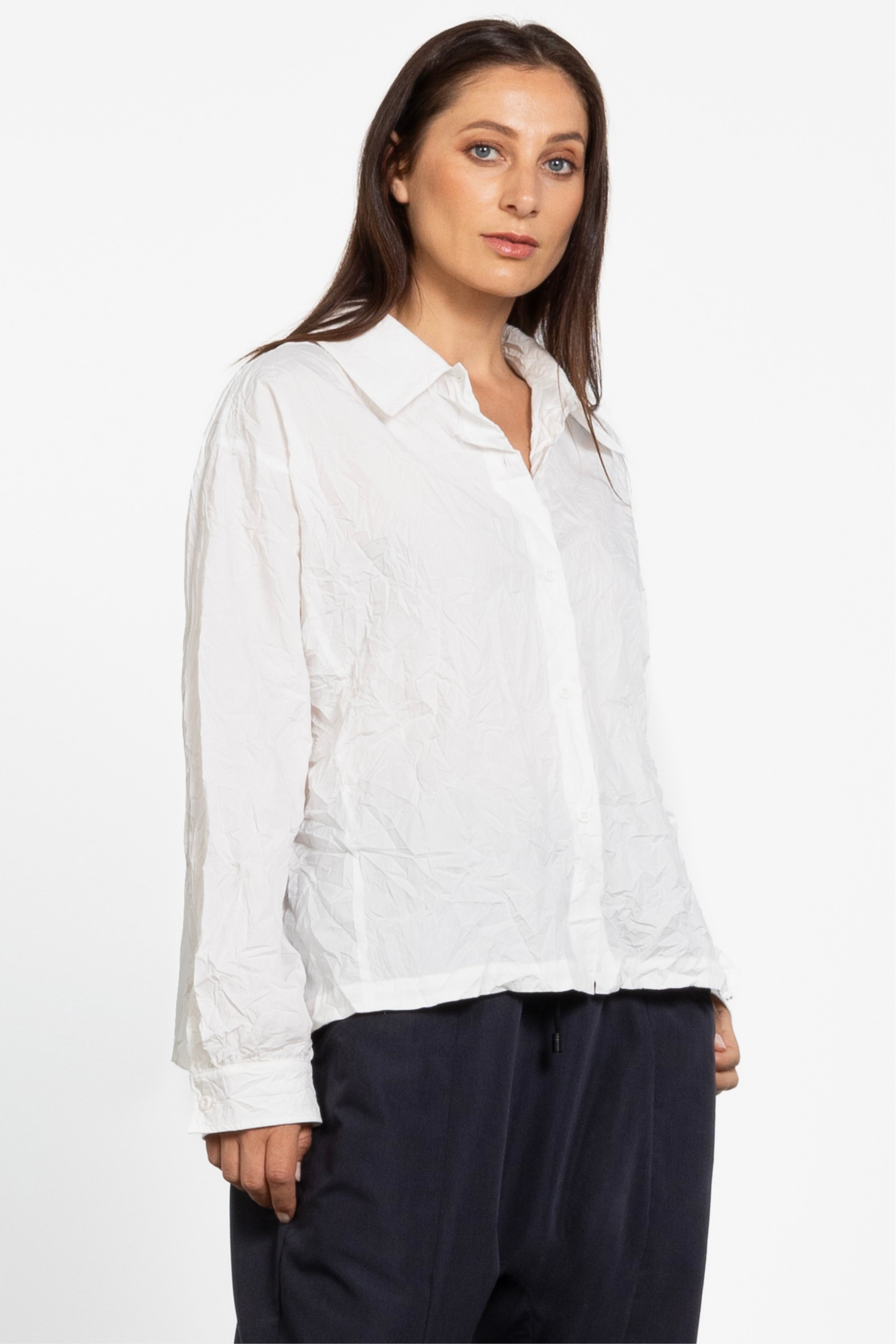 Rocco Crush Pleated Shirt
