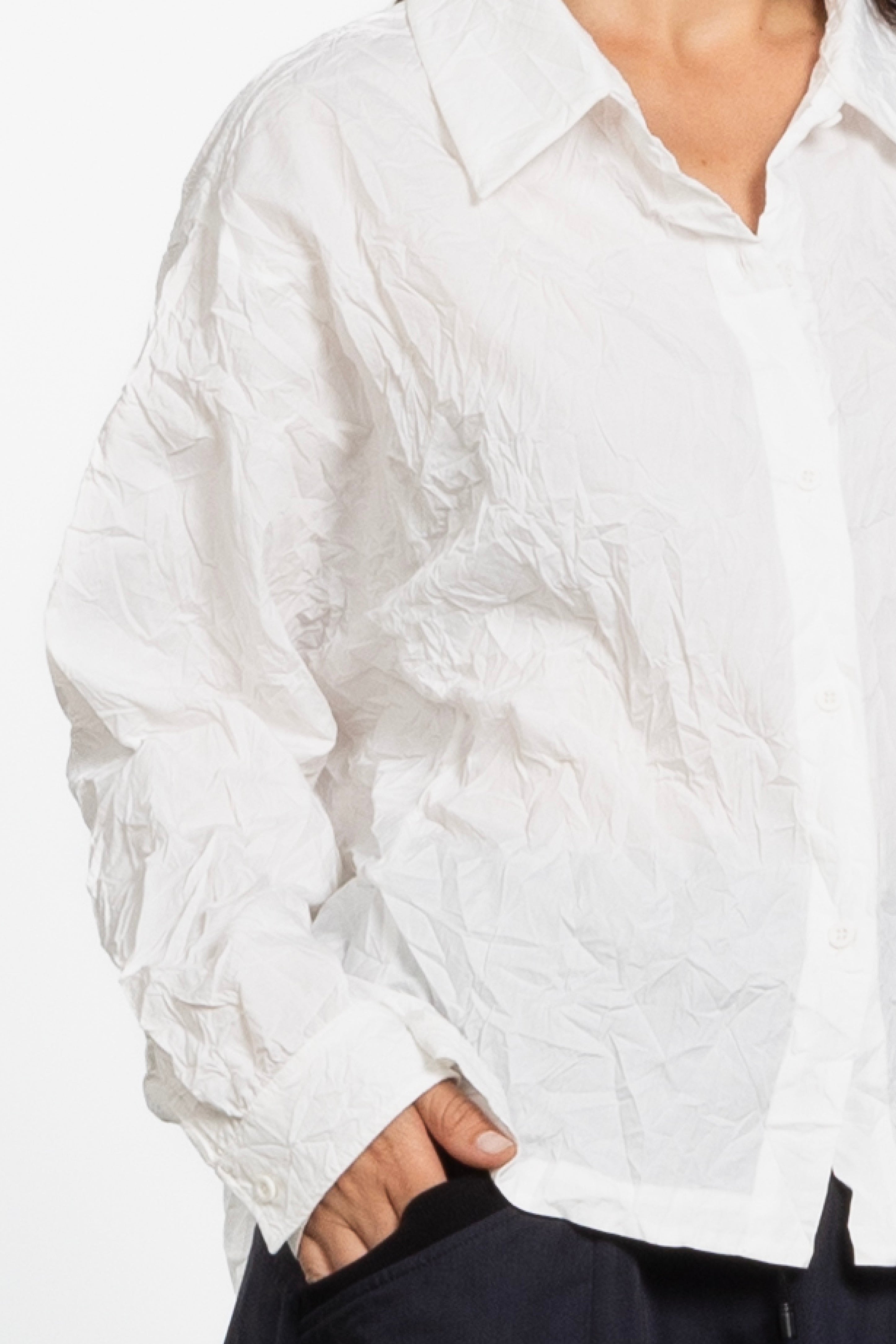 Rocco Crush Pleated Shirt