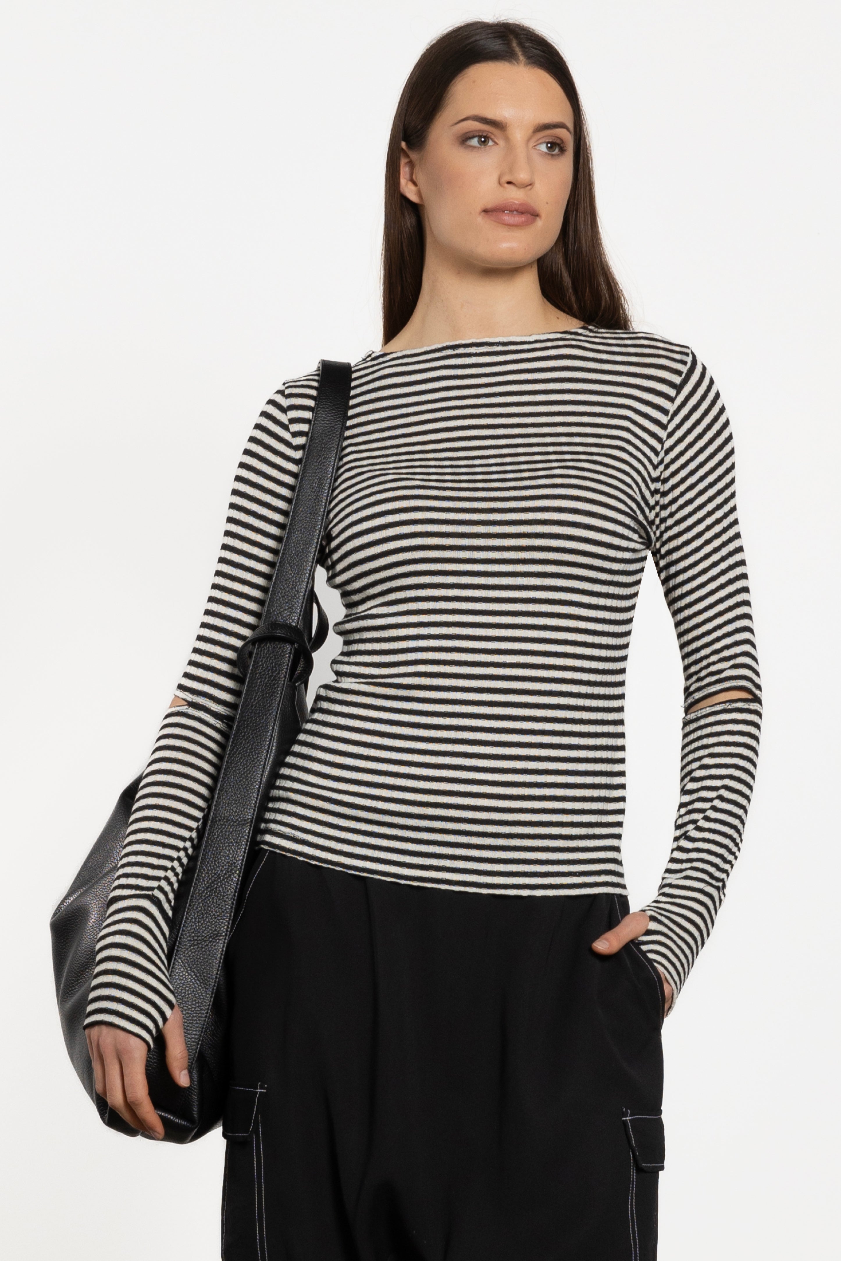 Roland Long Sleeve Stripe Top