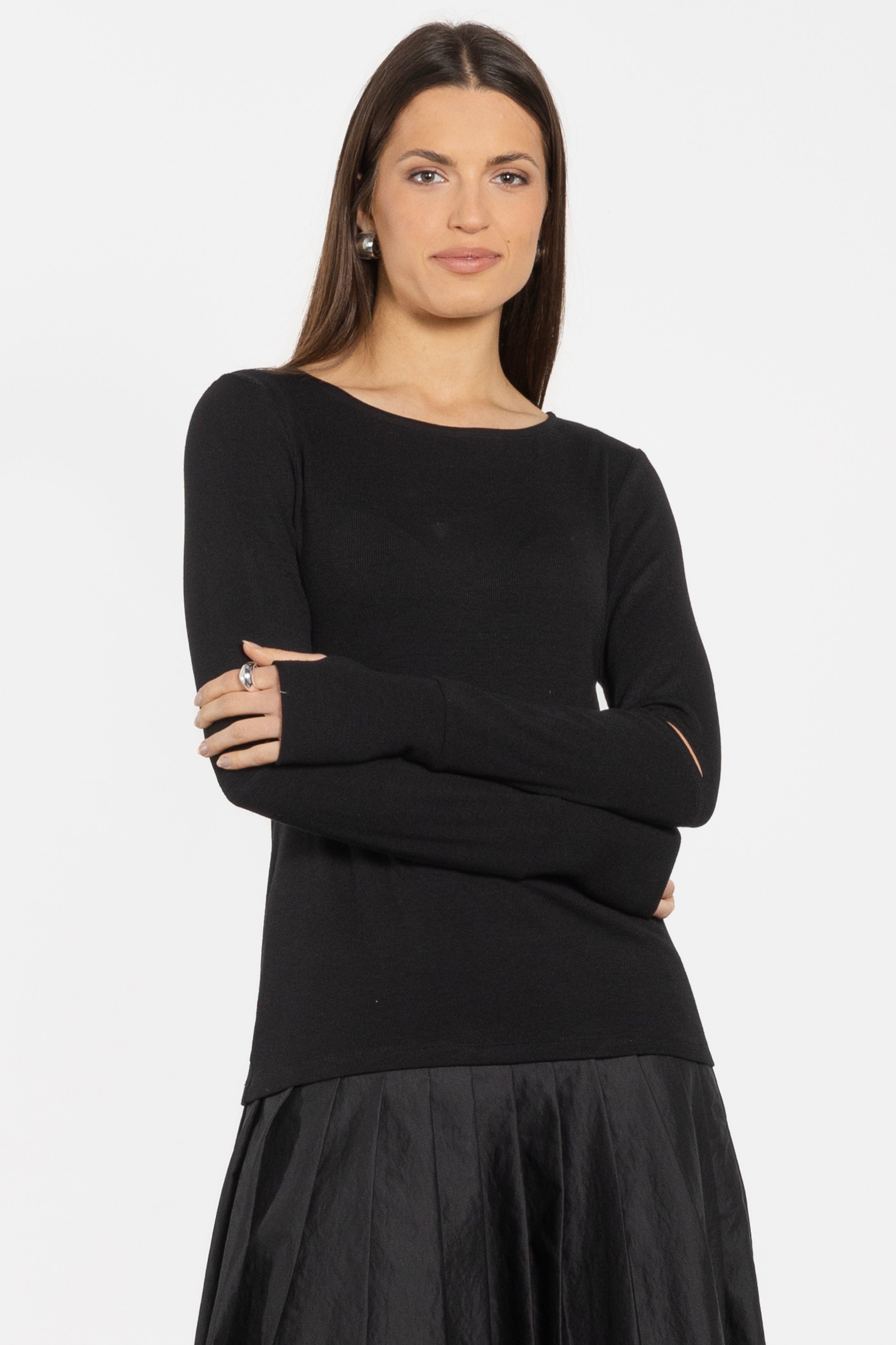 トップス MULTI SHOULDER PARTS RIB TOPS Eaphi ONLY ONE Top | Trelise Cooper Online