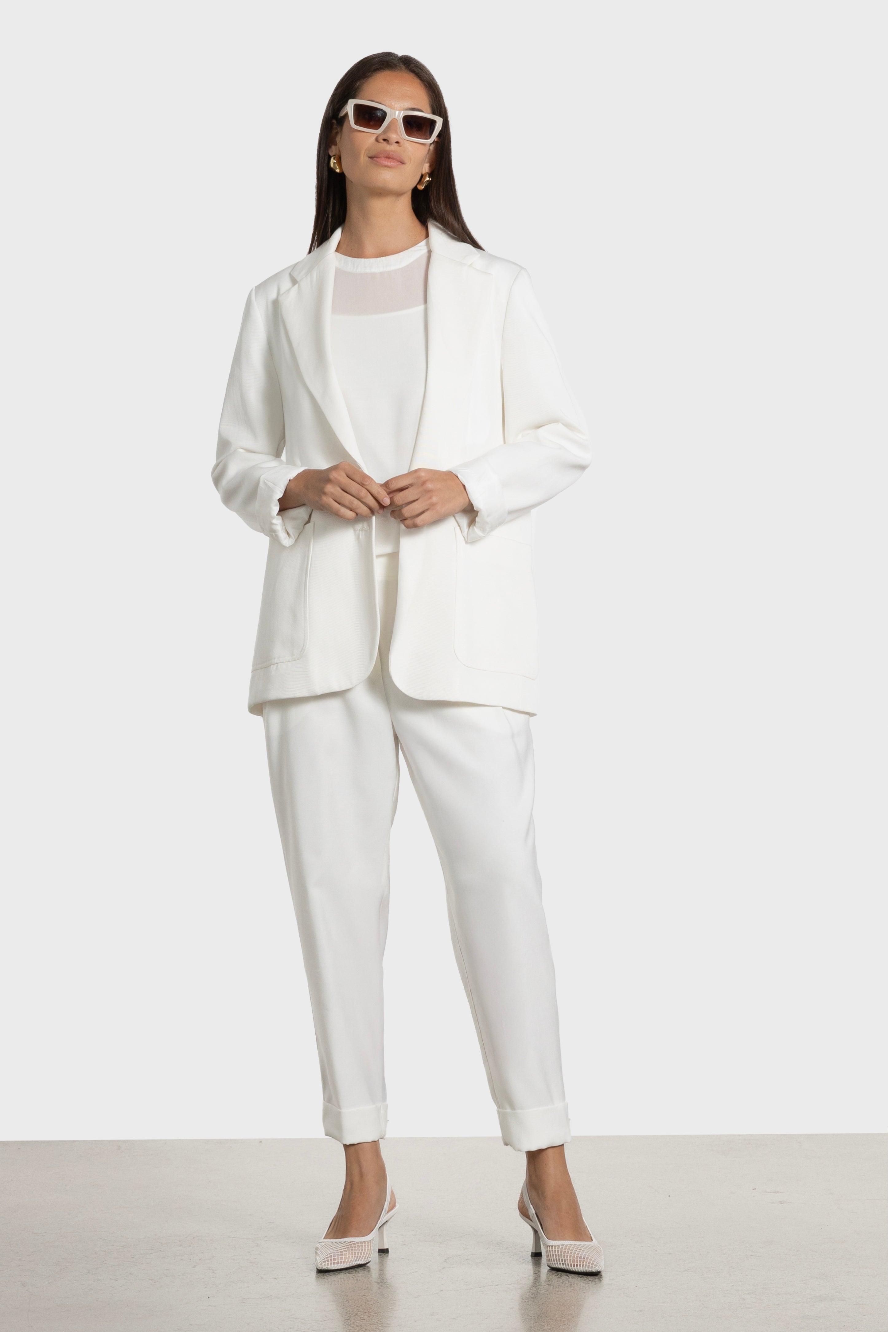 Rona Tapered Cuffed Hem Pant