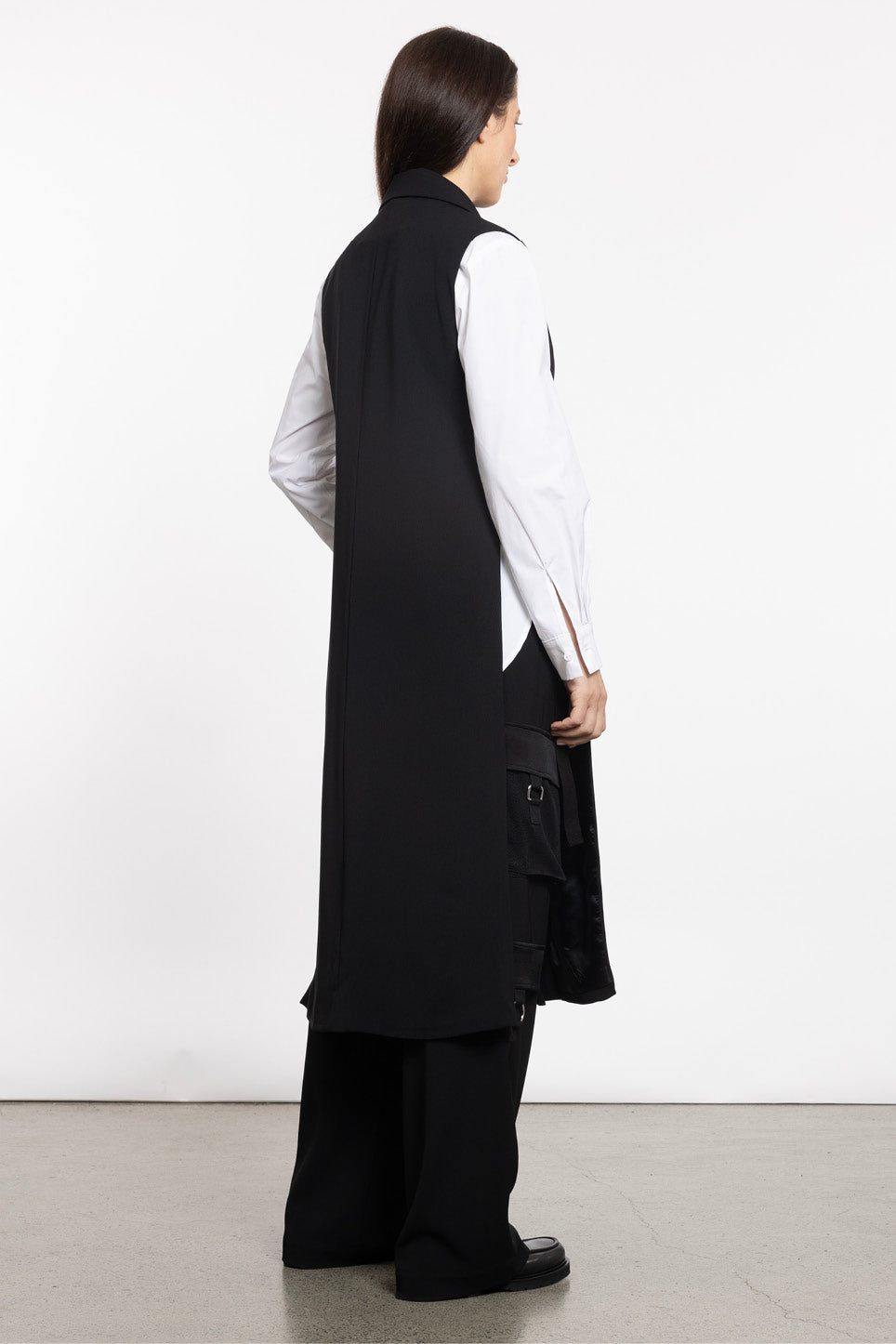 Rowena Sleeveless Split Side Jacket