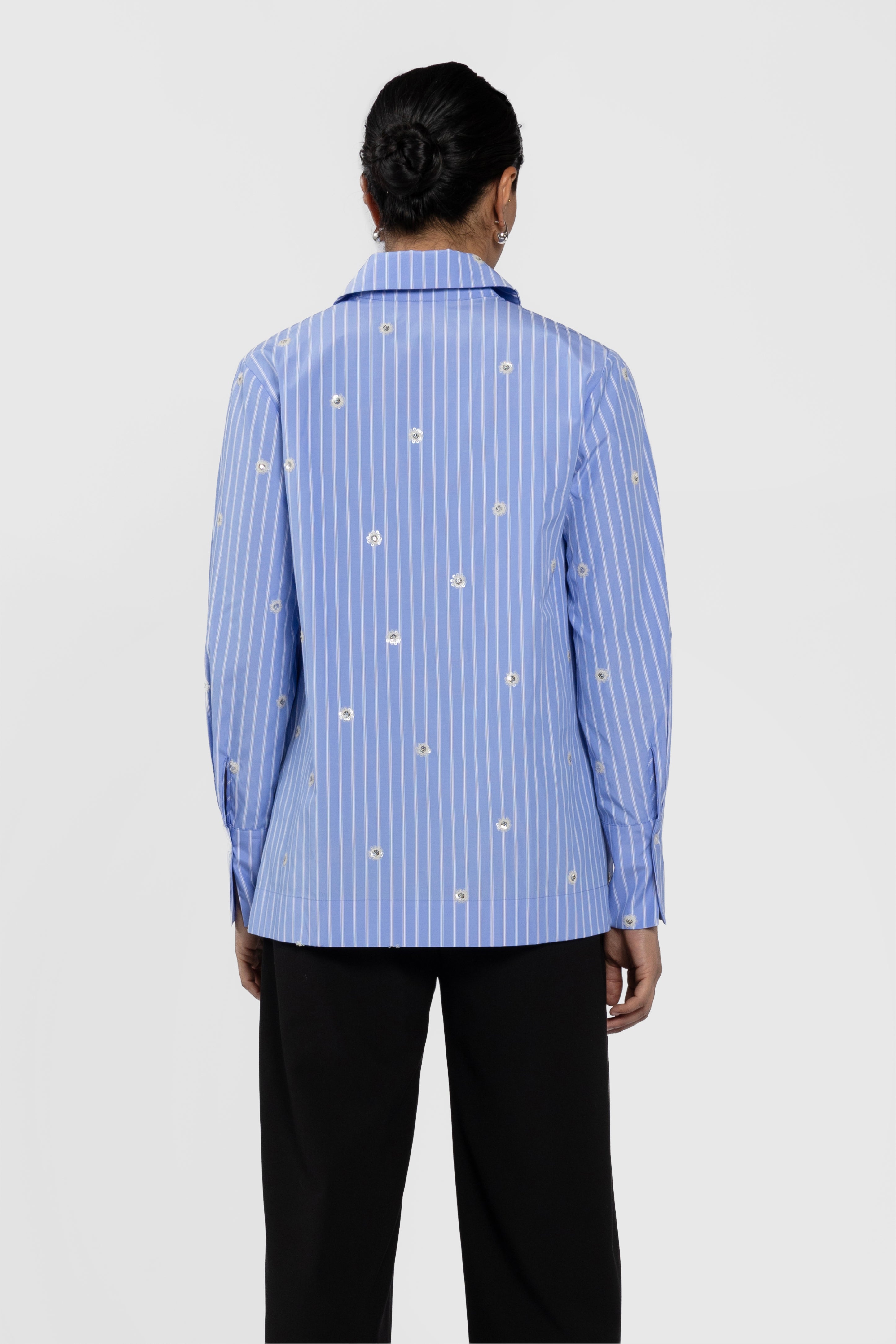 Roza Curved Hem Shirt