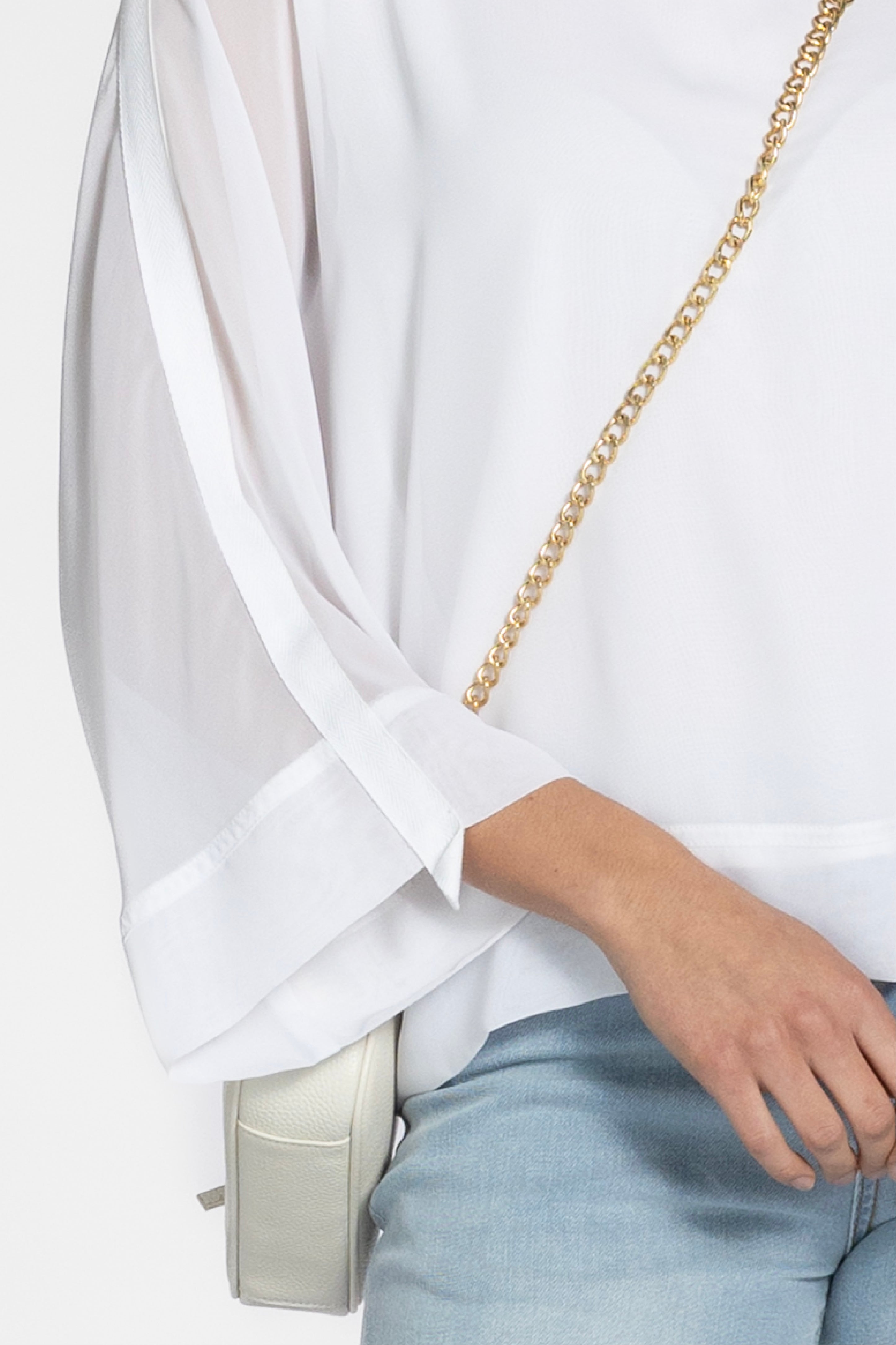 Sandi Batwing Sleeve Chiffon Top