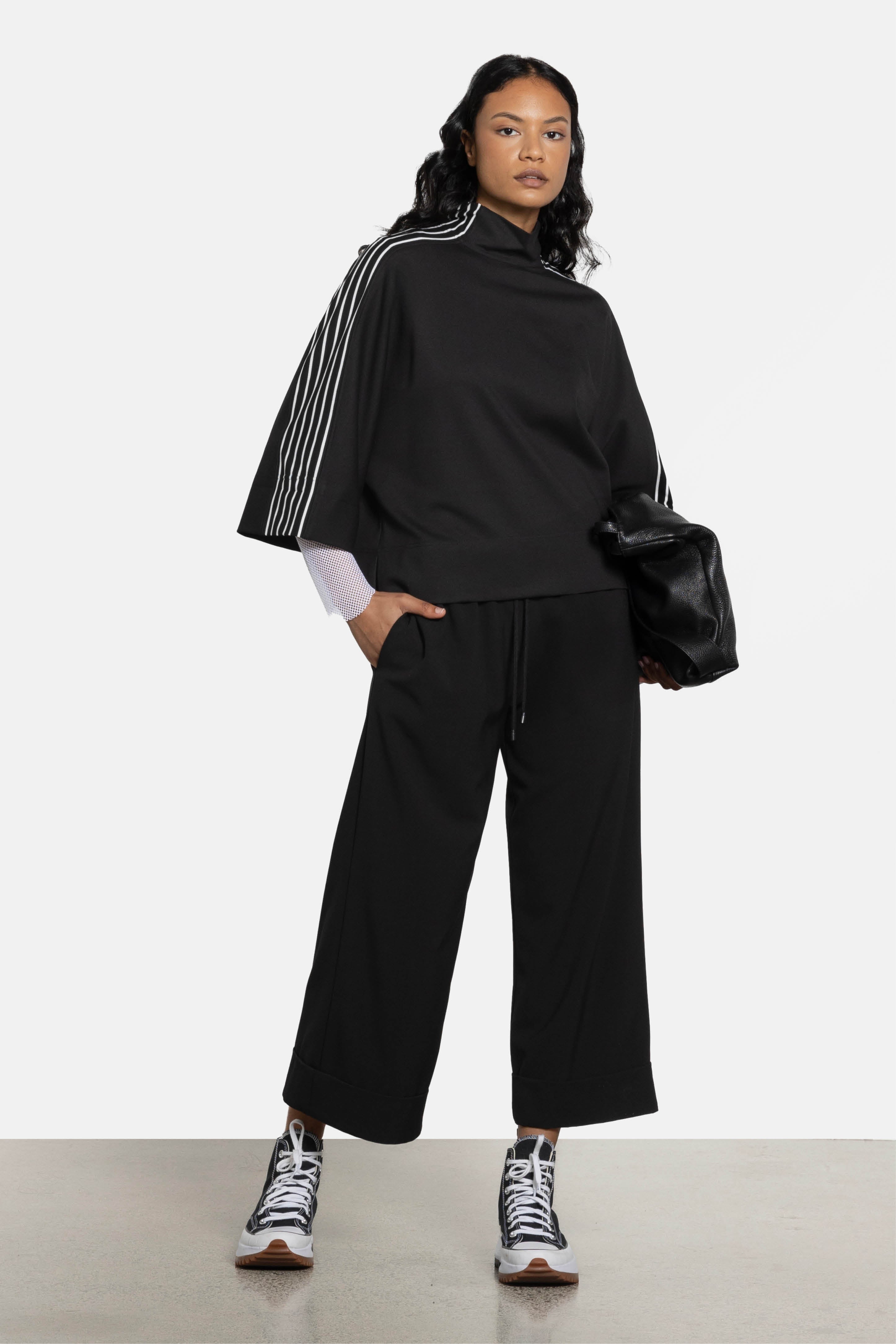 Santino High Neck Batwing Top