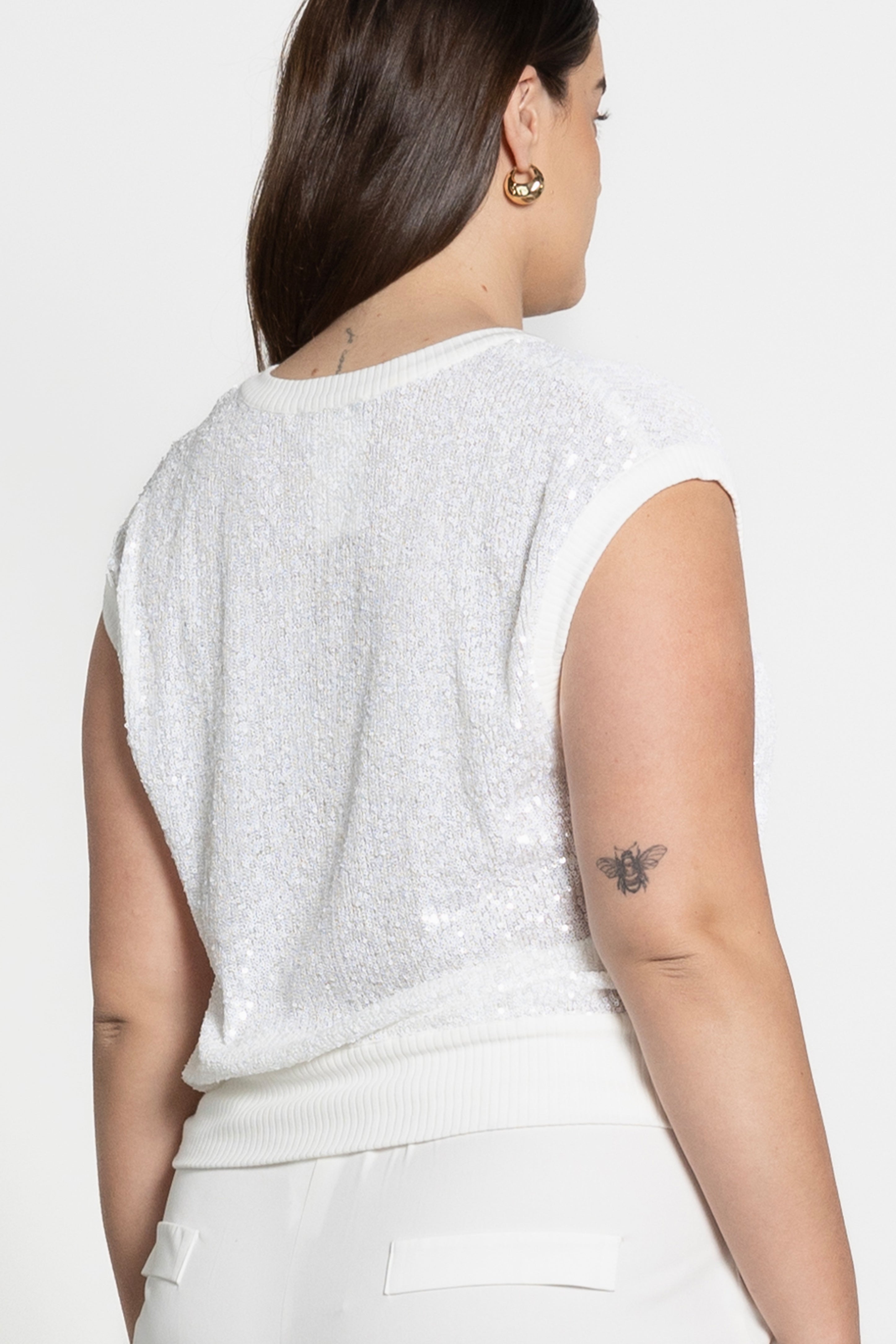 Sass Sequin Vest