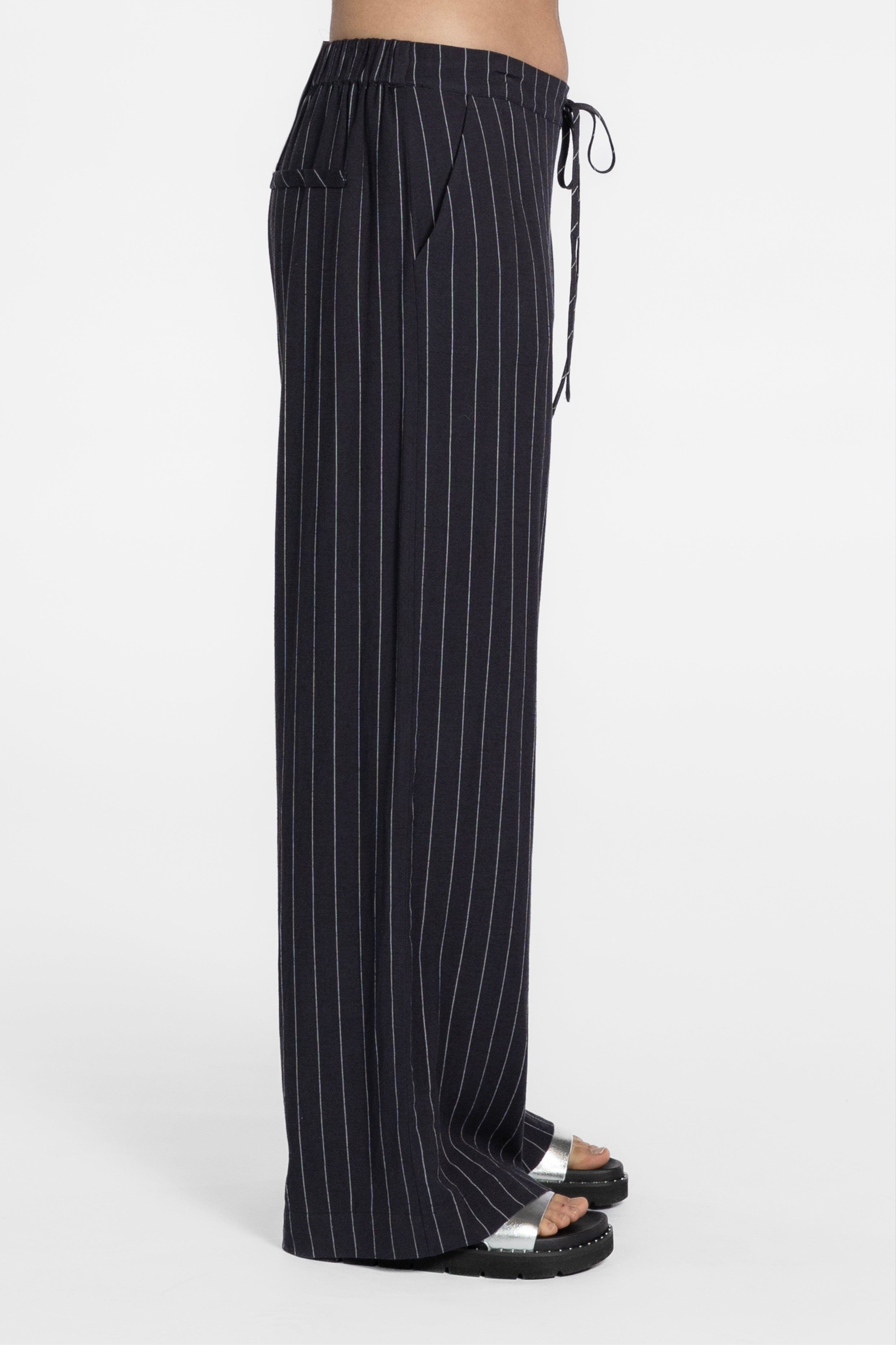 Solene Wide Leg Stripe Pant