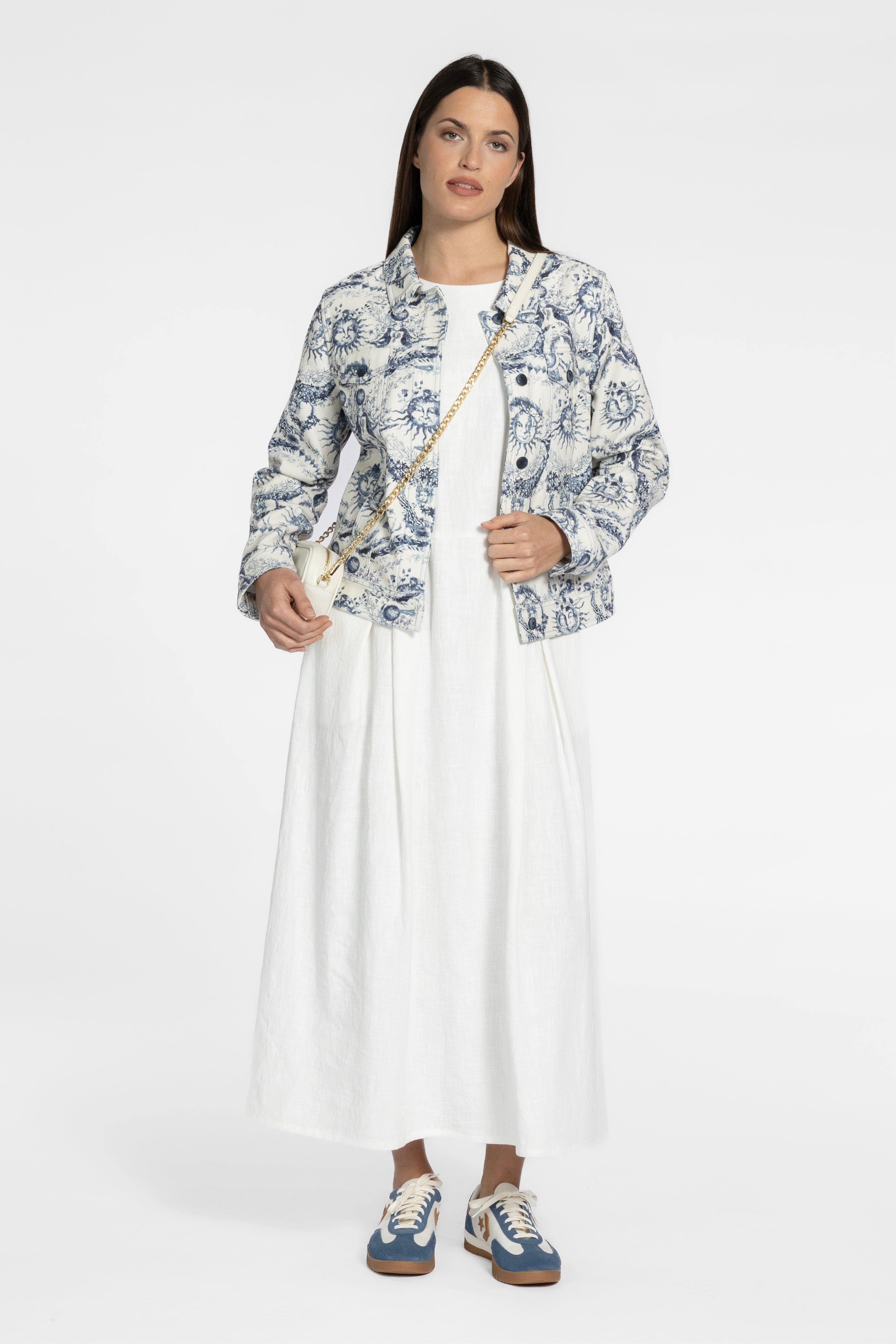 Solos Cotton Denim Jacket