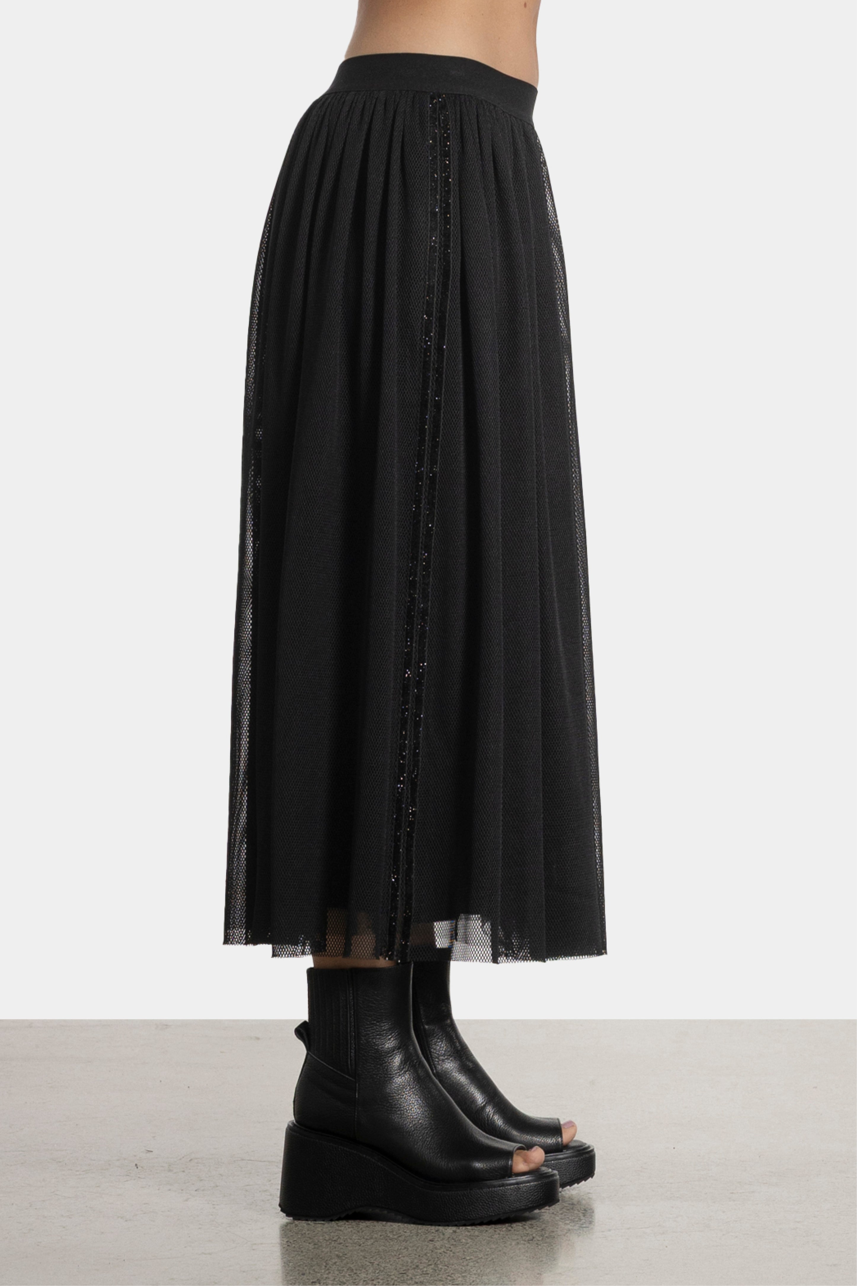 Speedy Mesh Layered Skirt