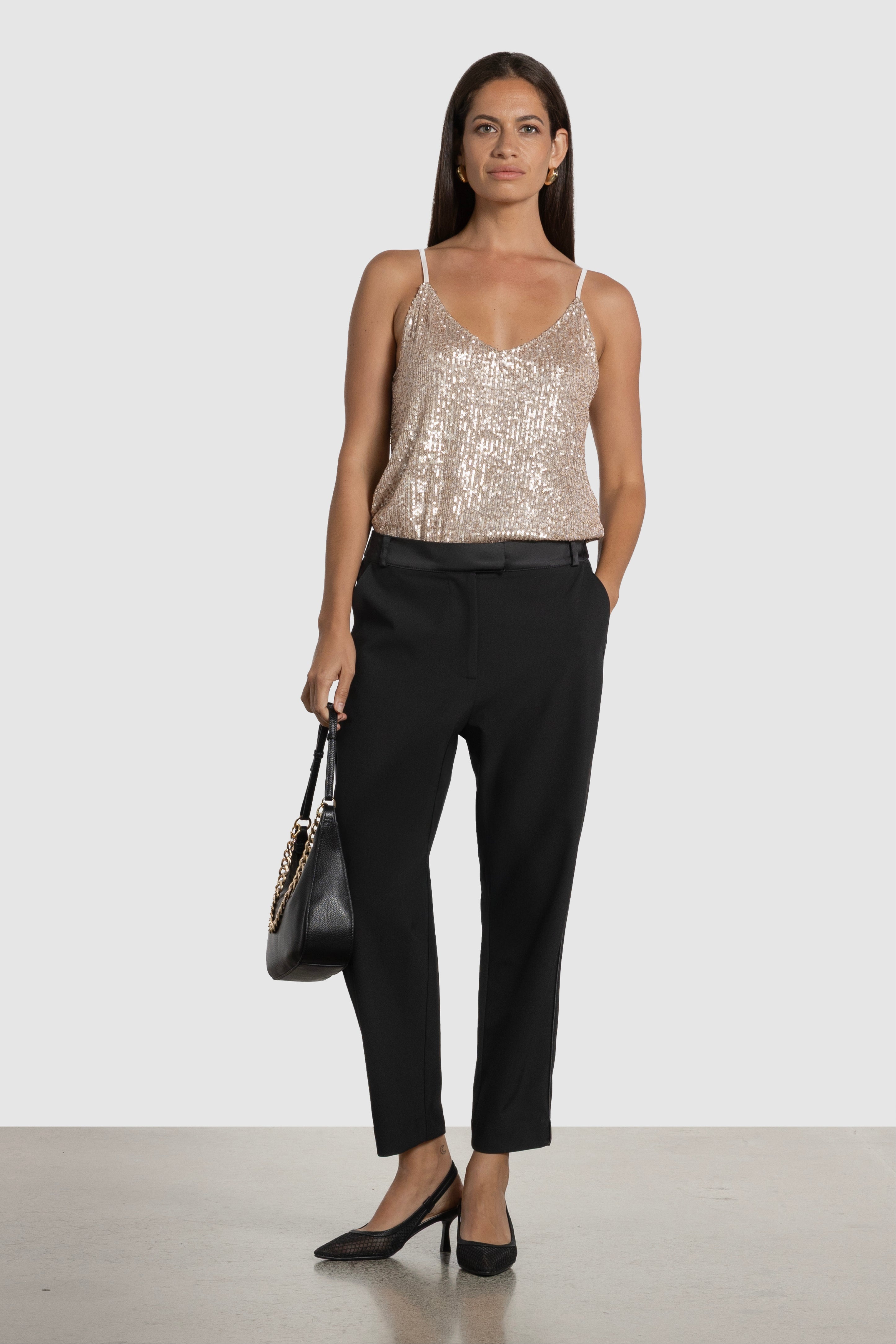 Spire Satin Trim Pant