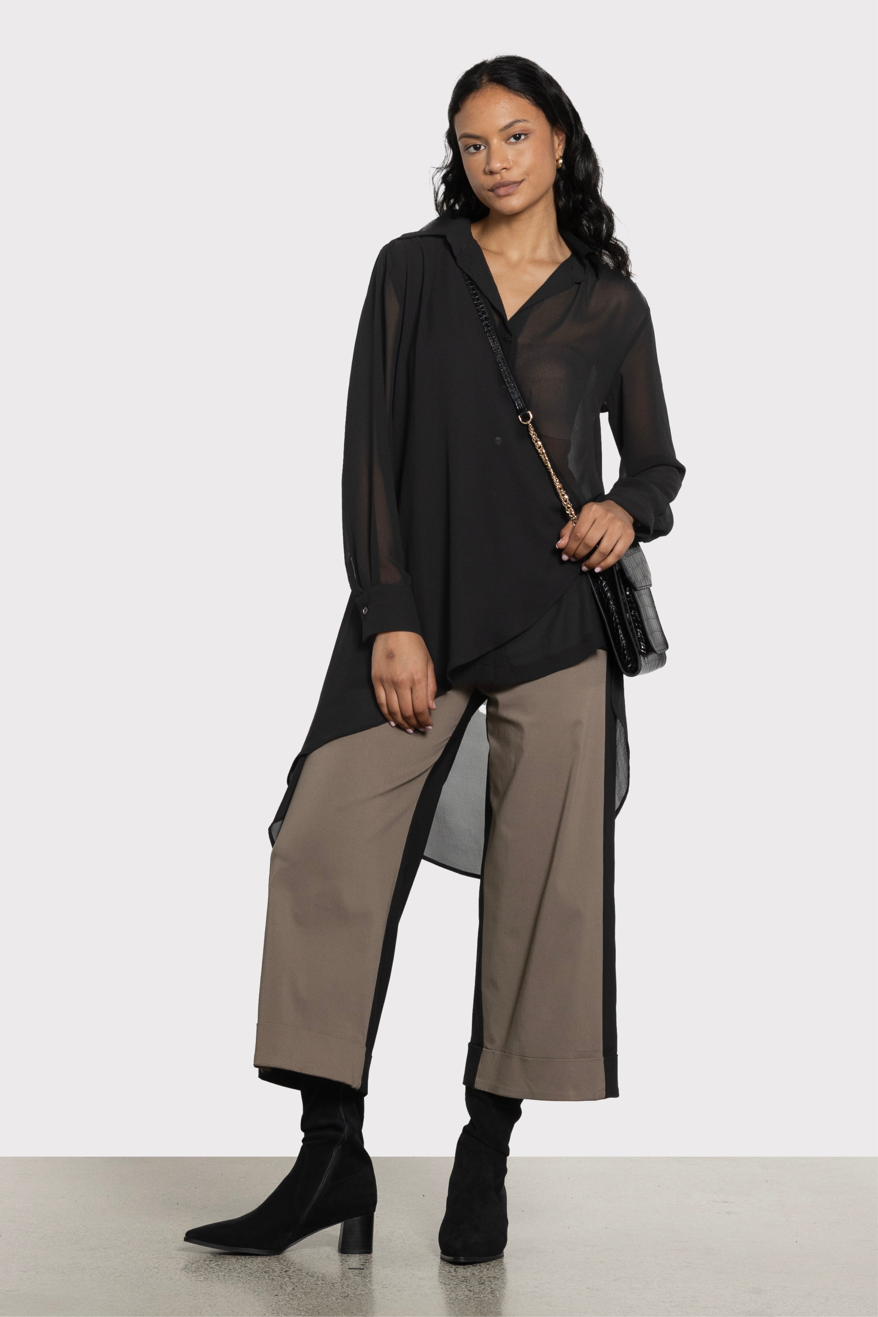 Tall Tails Long Sleeve Asymmetric Shirt