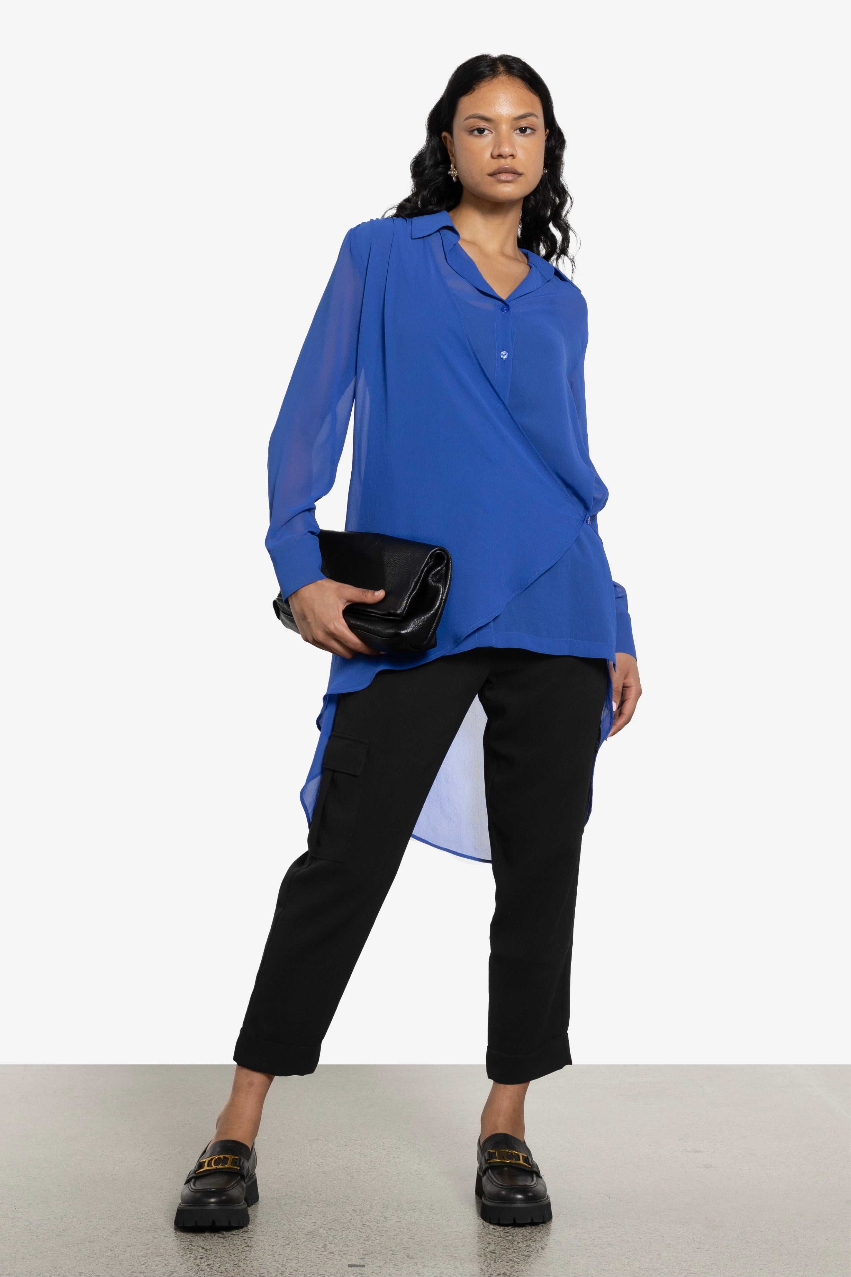 Tall Tails Long Sleeve Asymmetric Shirt