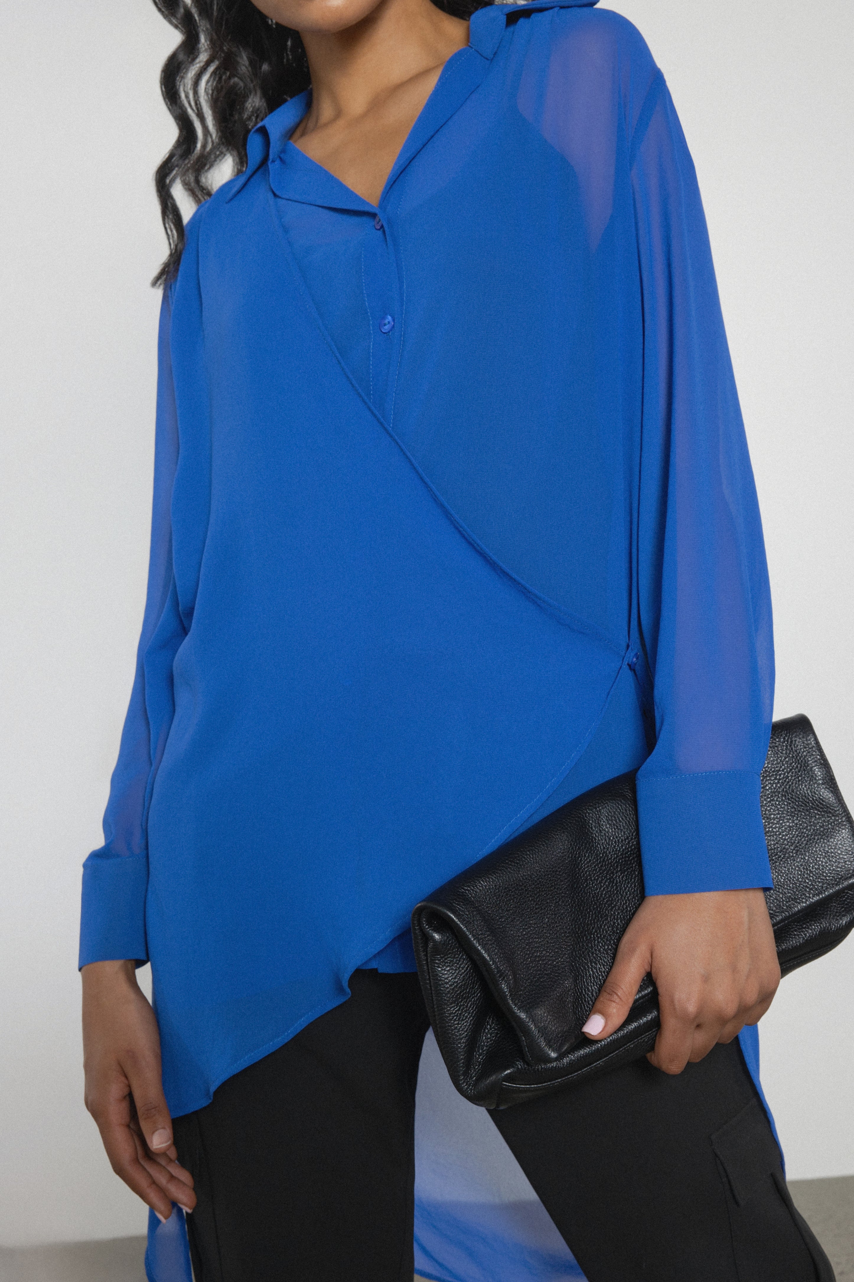 Tall Tails Long Sleeve Asymmetric Shirt