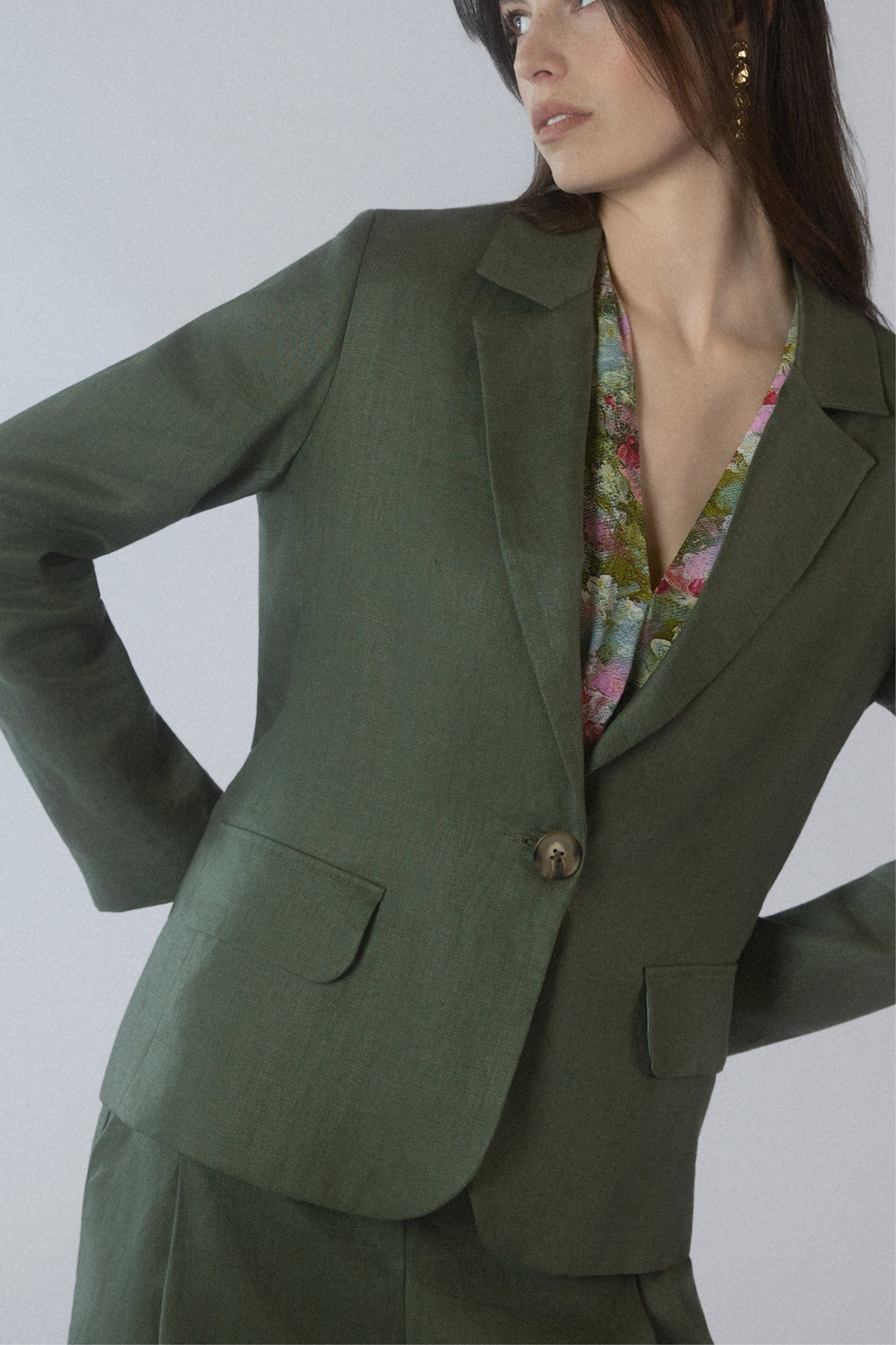 Teddy Single Breasted Blazer