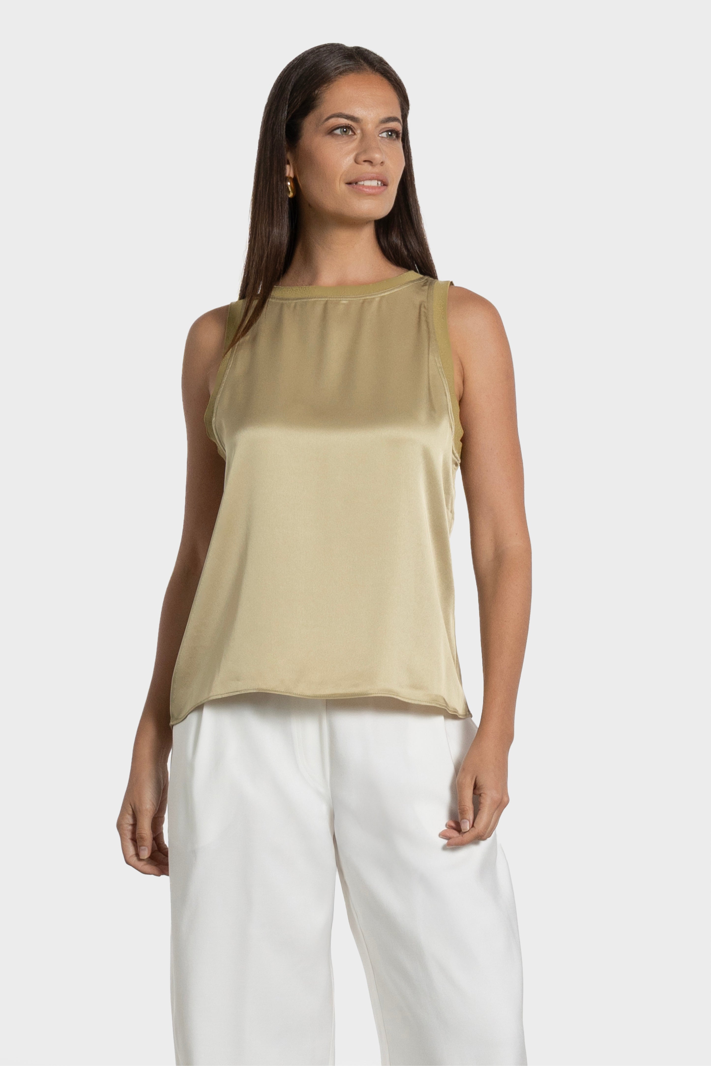 Theo Rib Trim Singlet