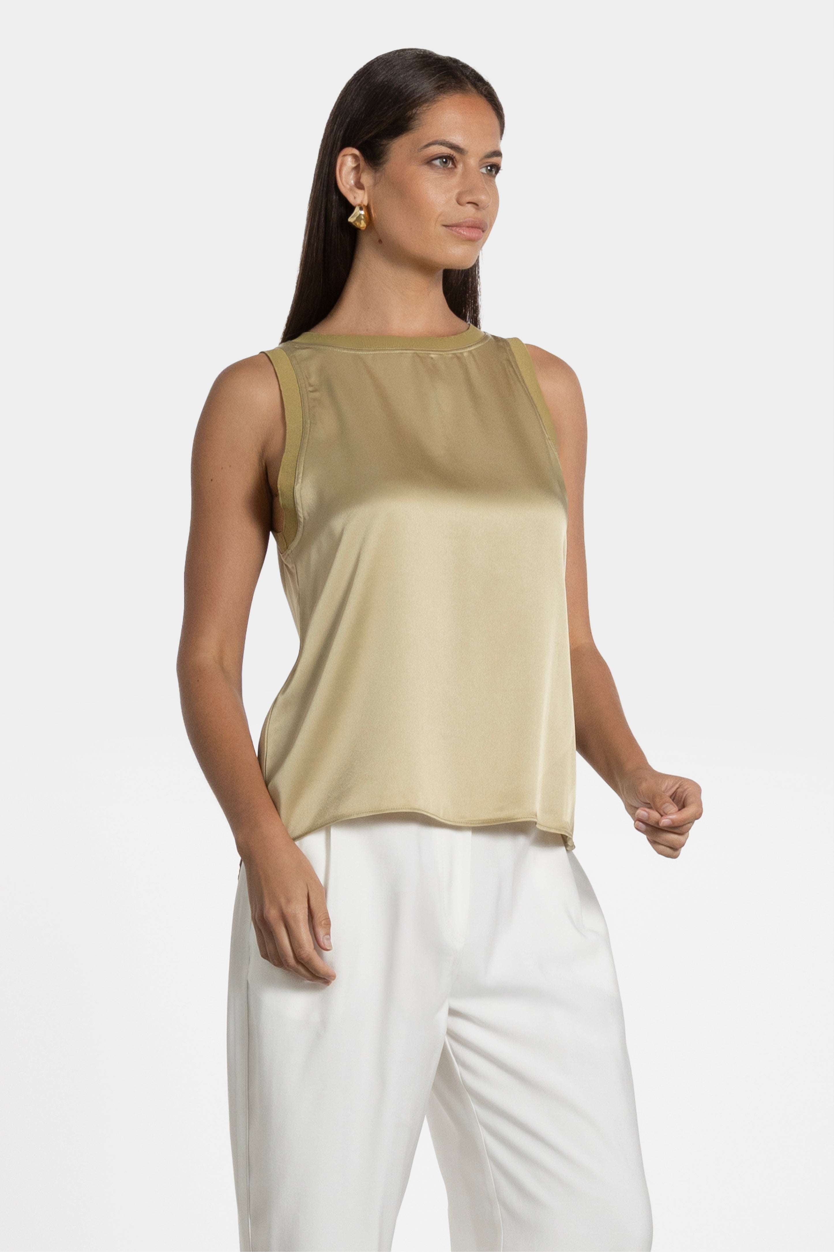 Theo Rib Trim Singlet