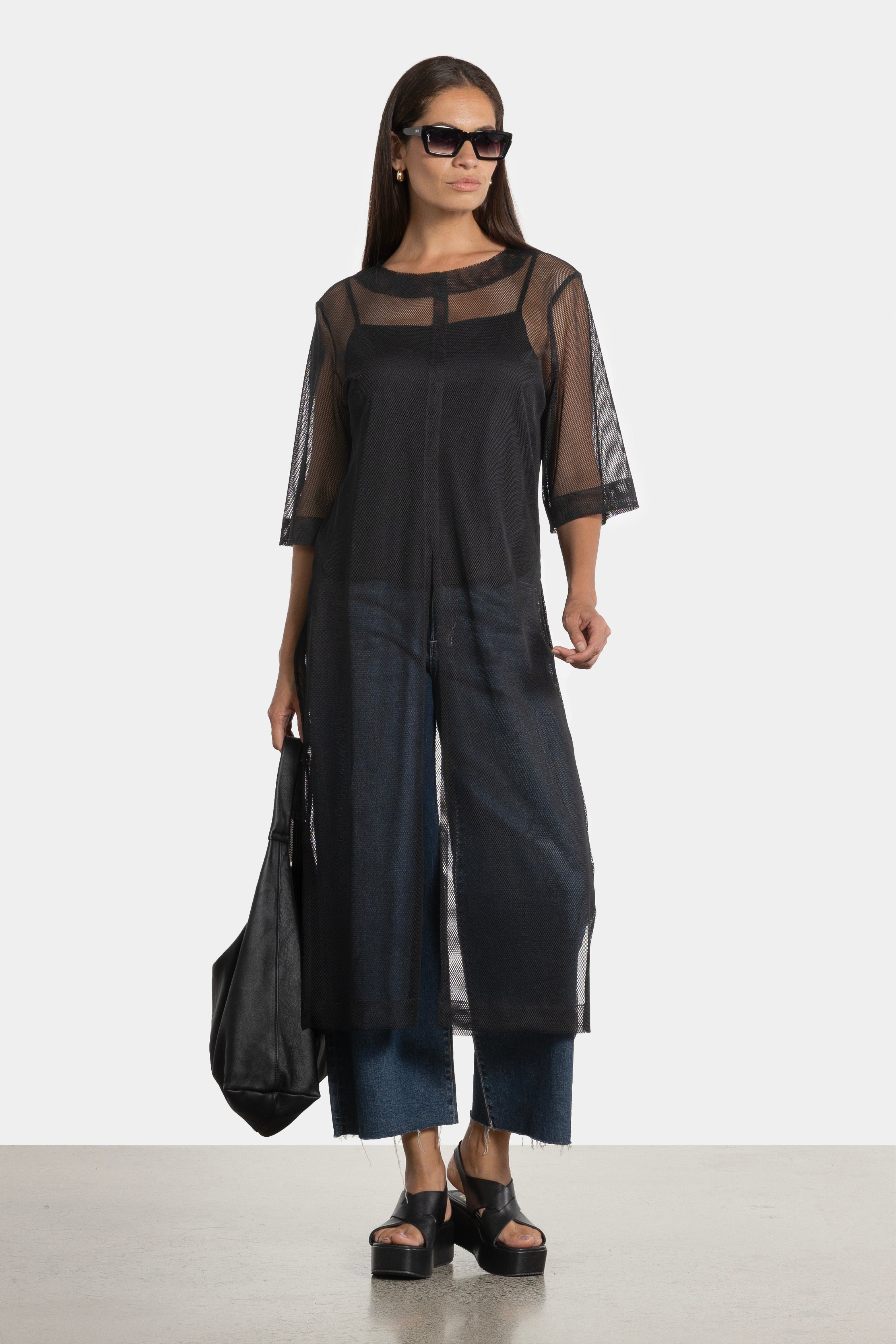 Torino Long Mesh Tunic & Cami
