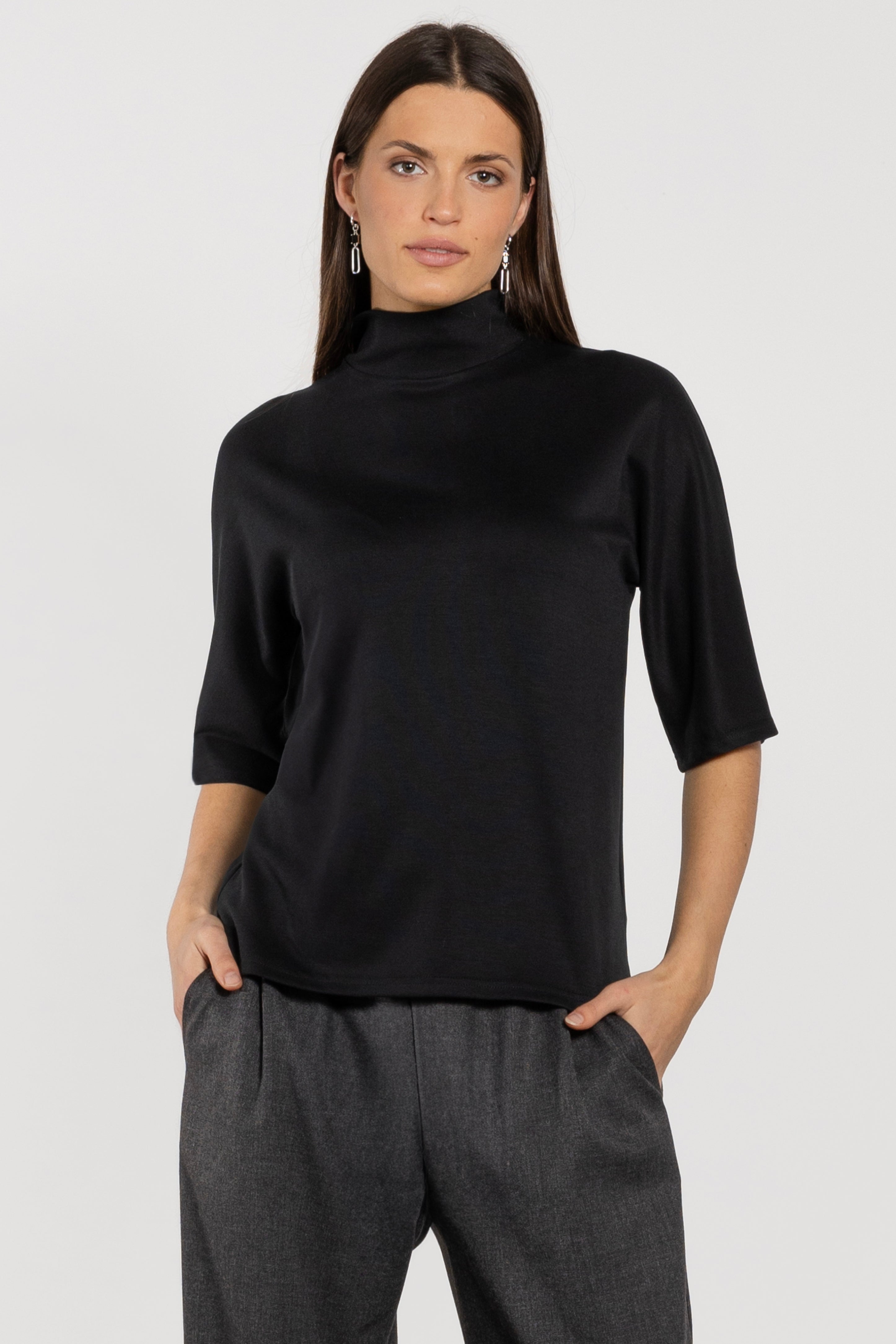 Zin High-Neckline Top