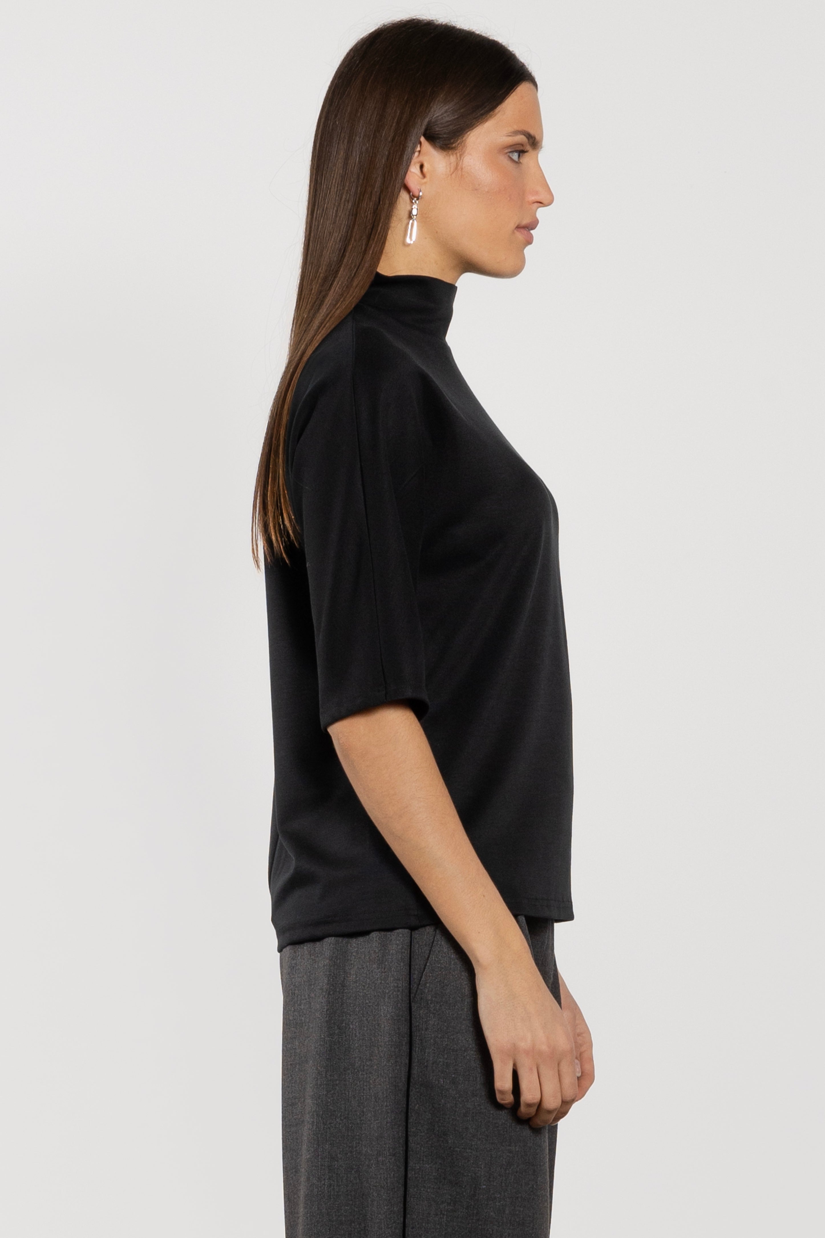 Zin High-Neckline Top