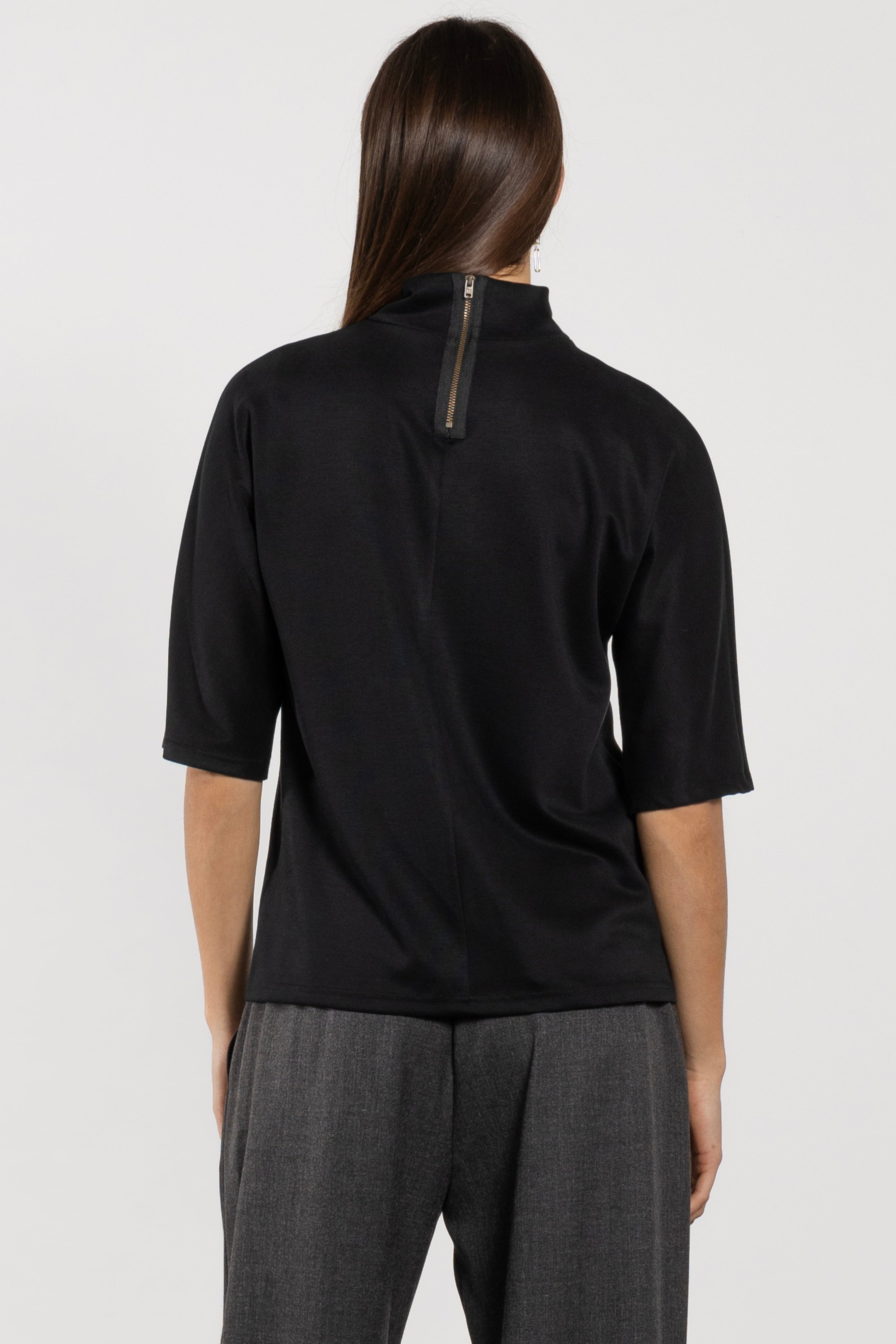 Zin High-Neckline Top