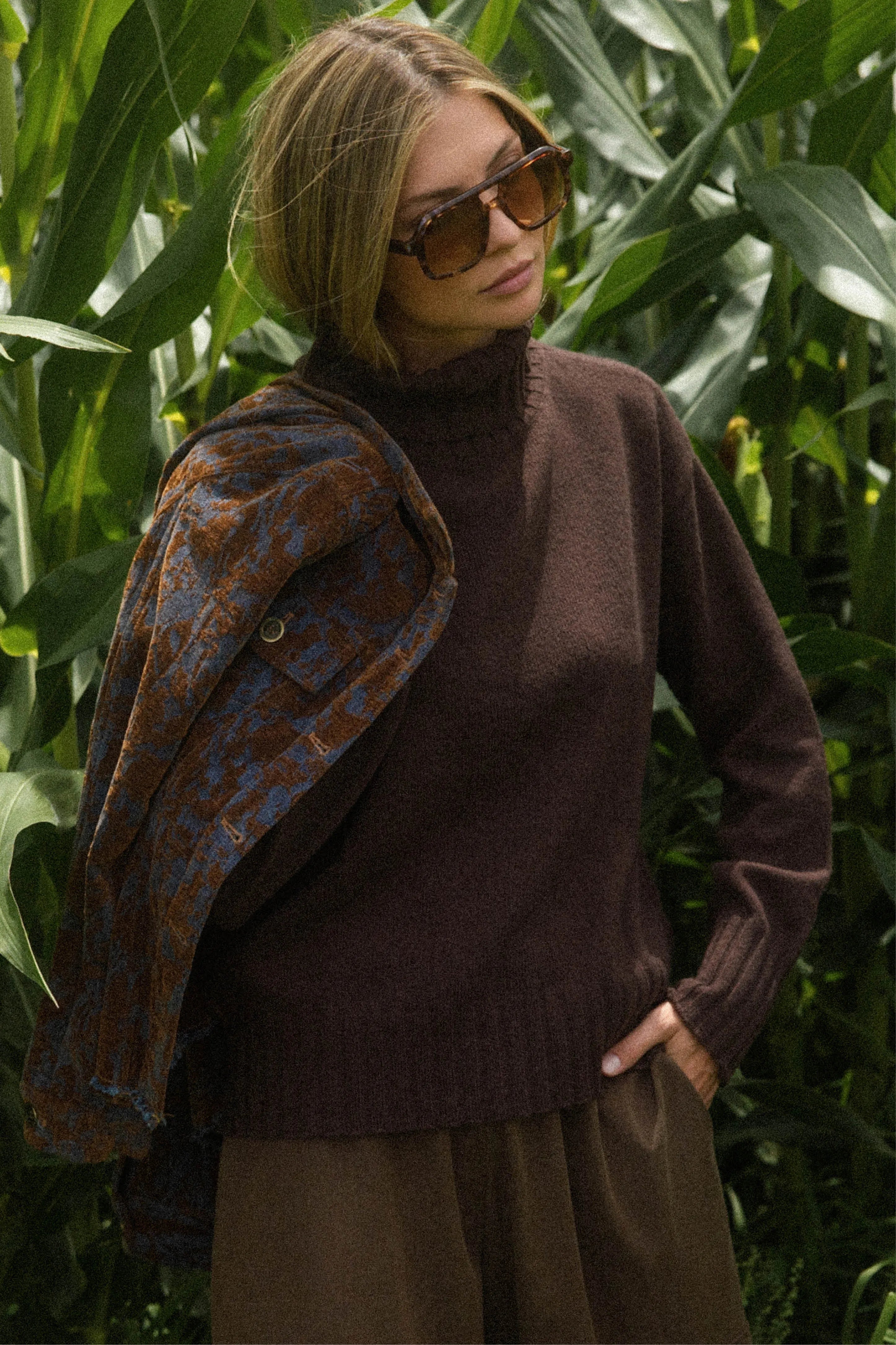 Raya Roll Neck Wool Jumper