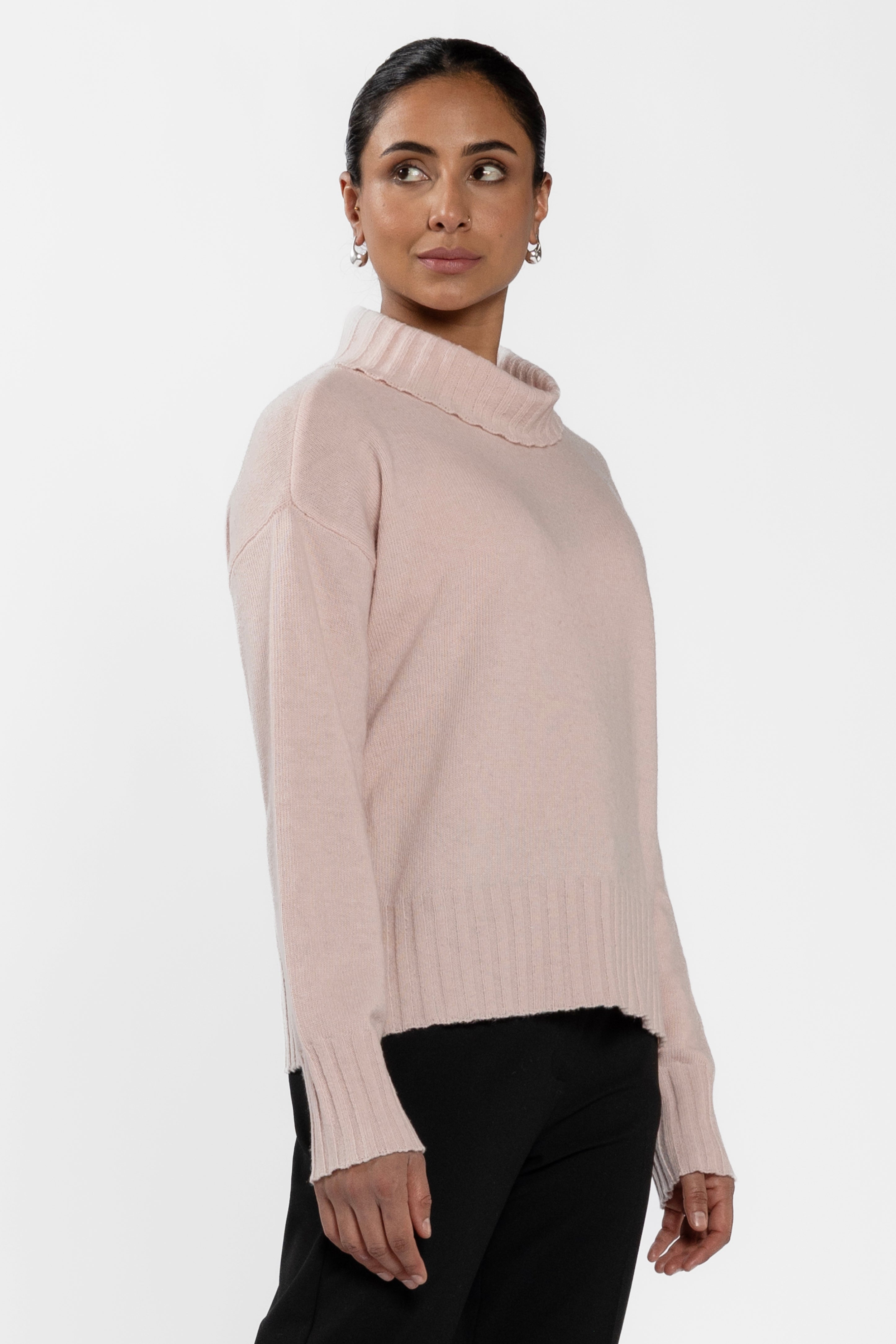 Raya Roll Neck Wool Jumper