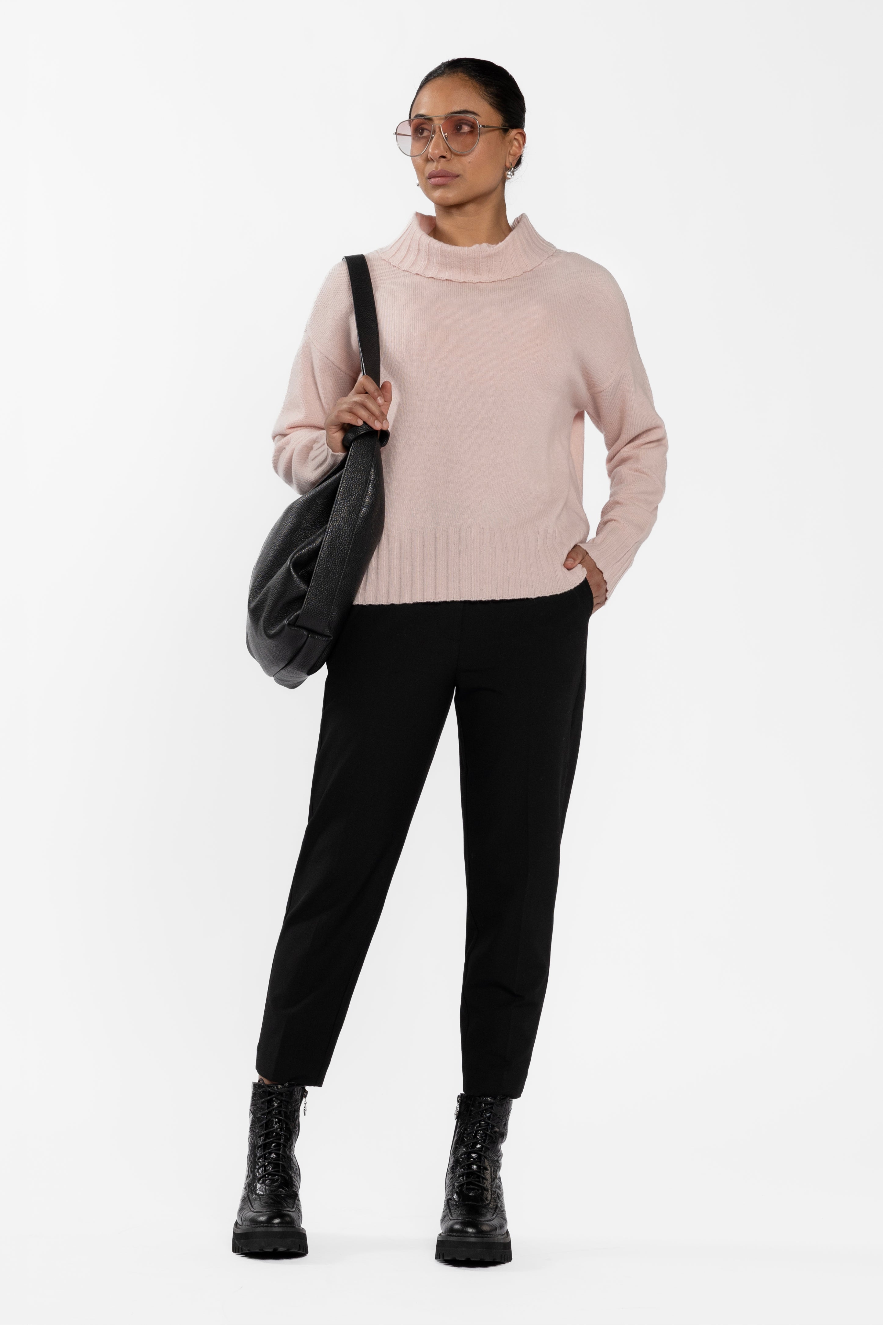 Raya Roll Neck Wool Jumper