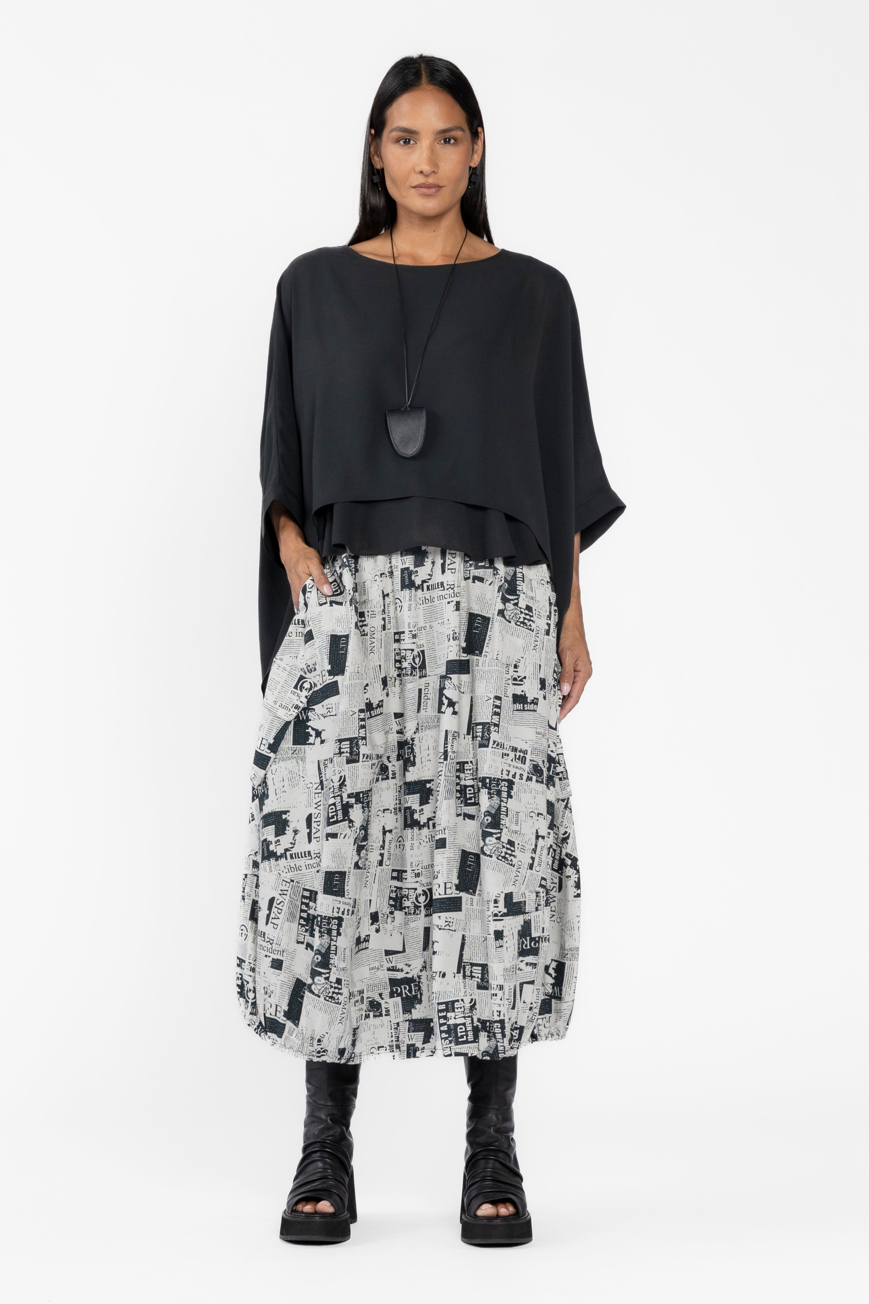 Reggie Balloon Hem Skirt