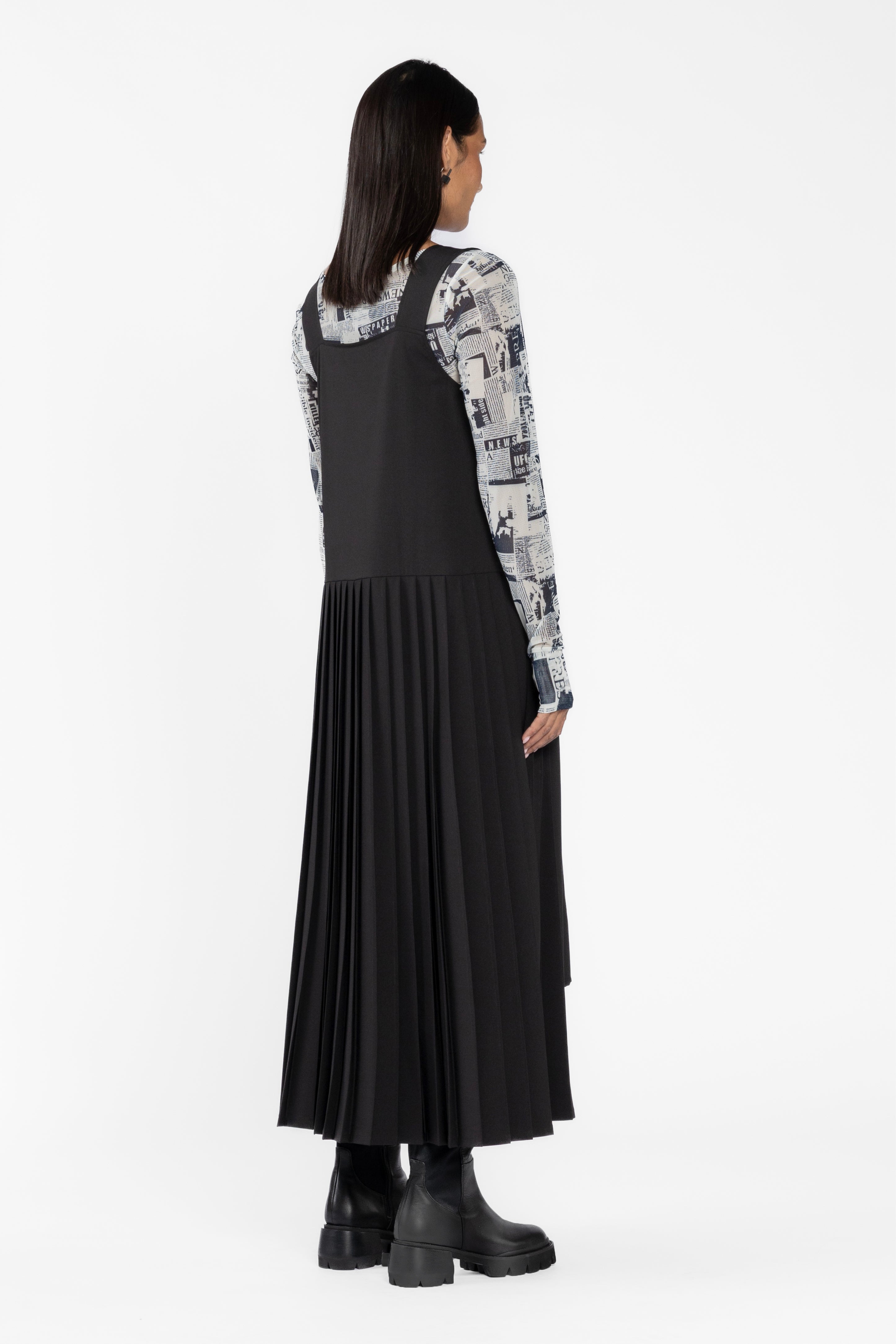 Remi Side Pleat Dress