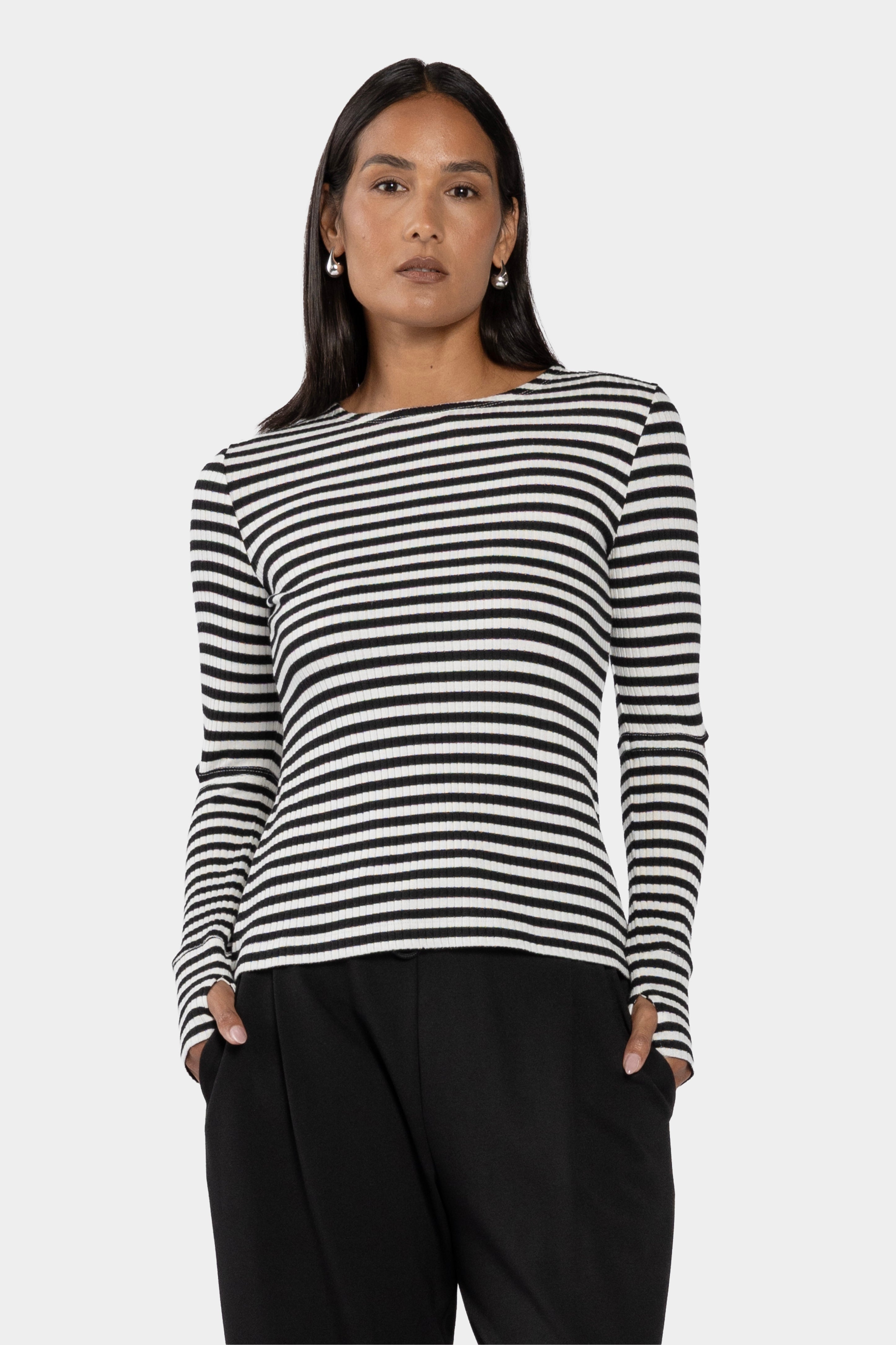 Roland Long Sleeve Stripe Top