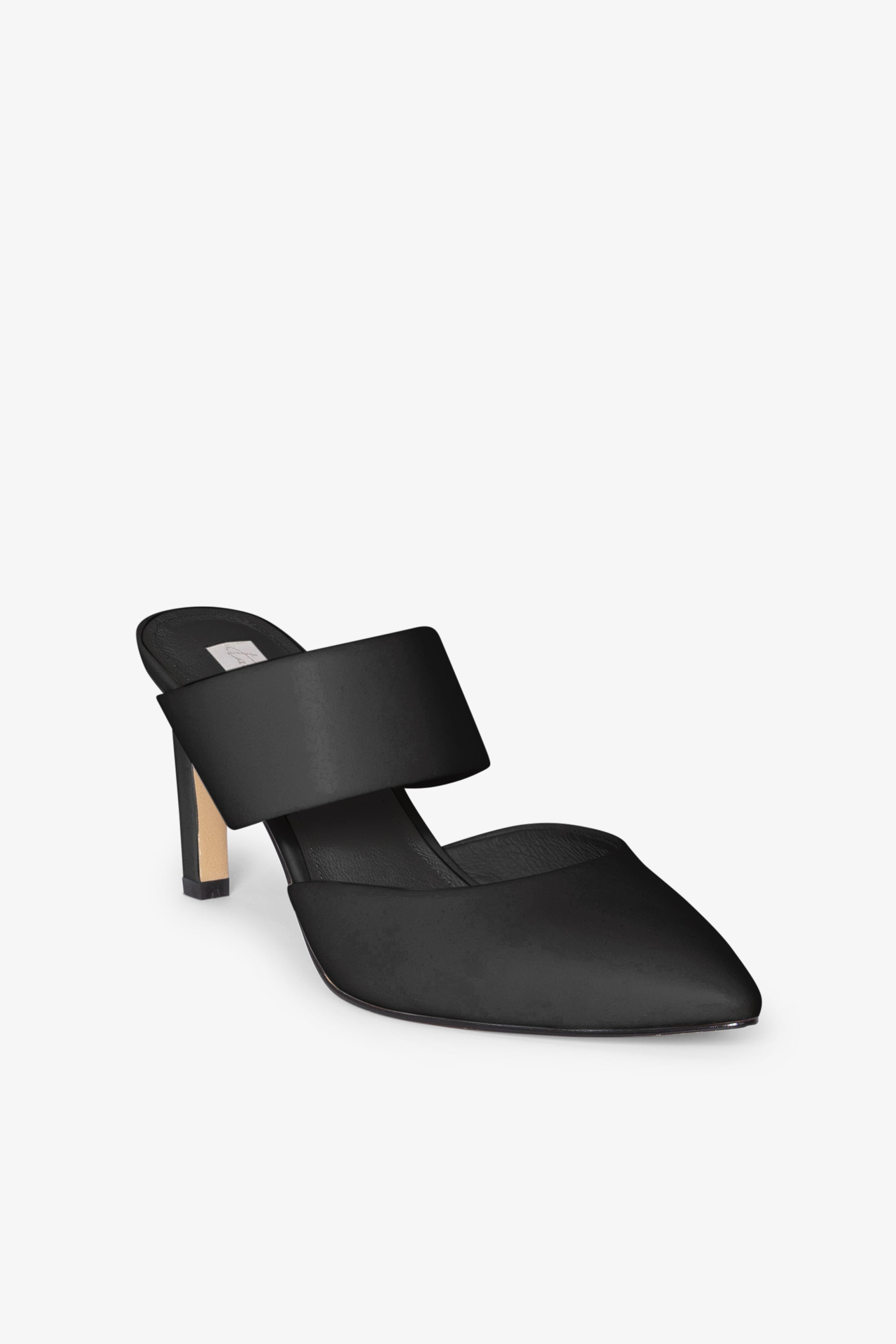 Rochelle Double Strap Pointed Toe Heel