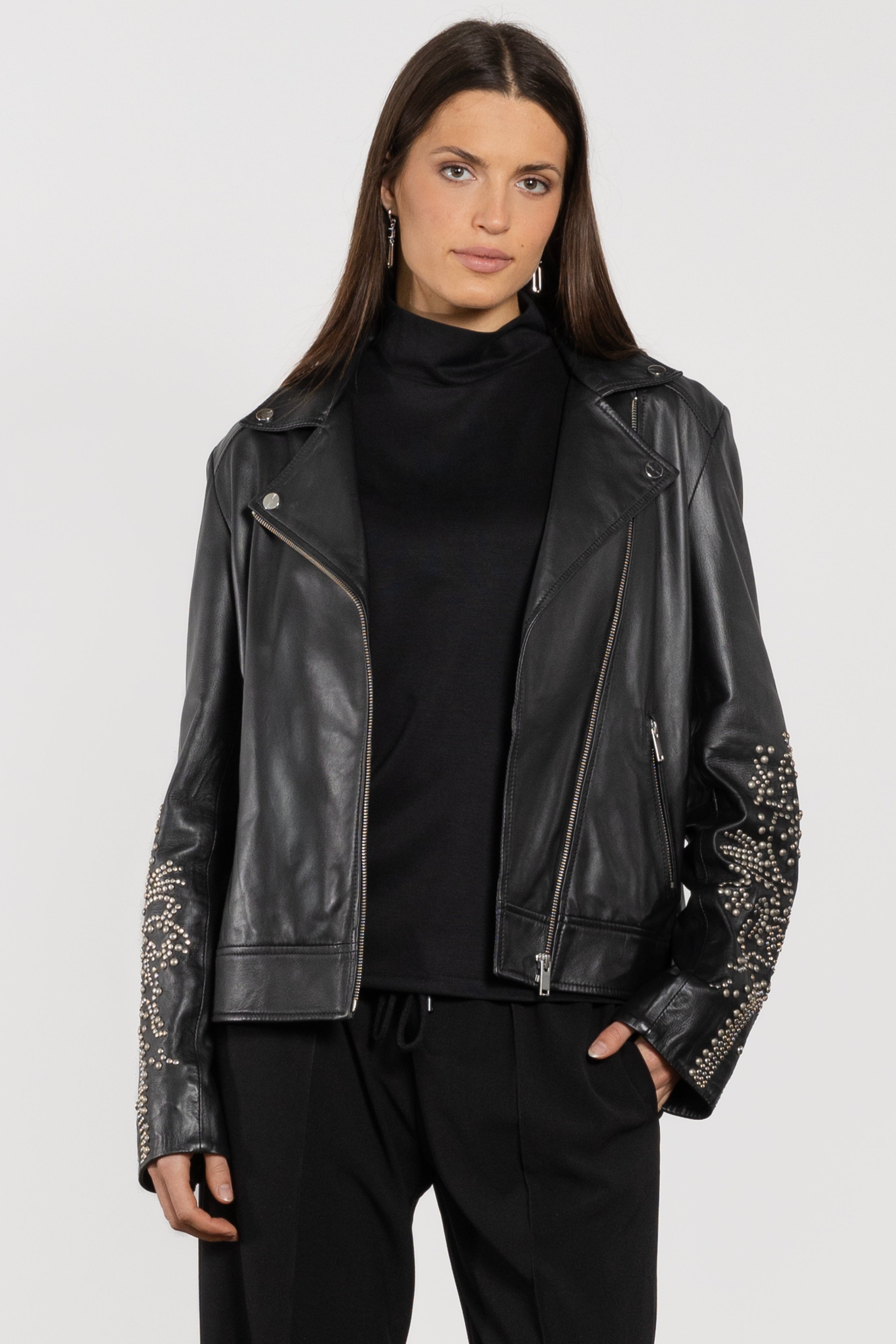 Texas Studded Leather Jacket