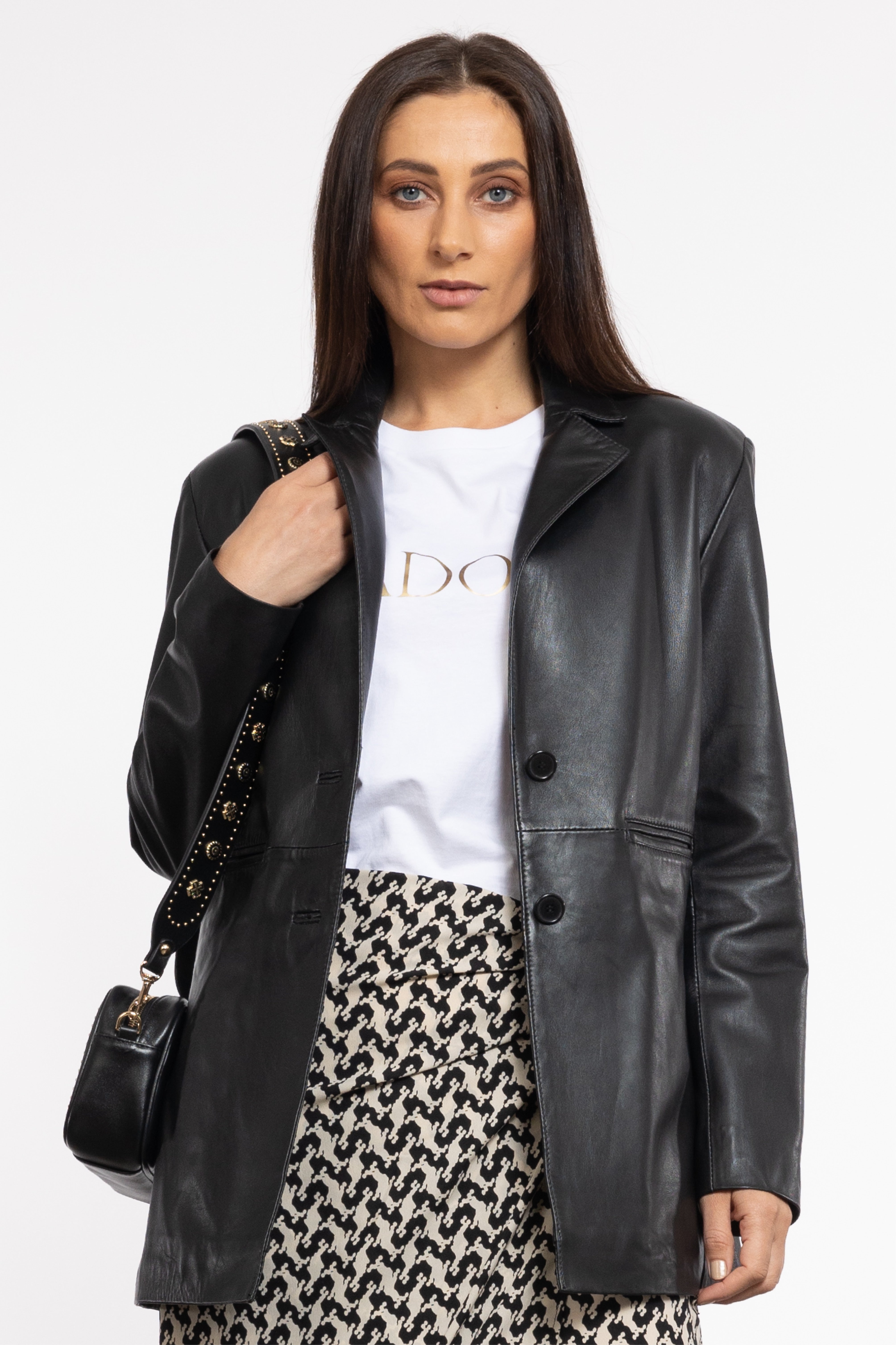 Trinity Leather Blazer