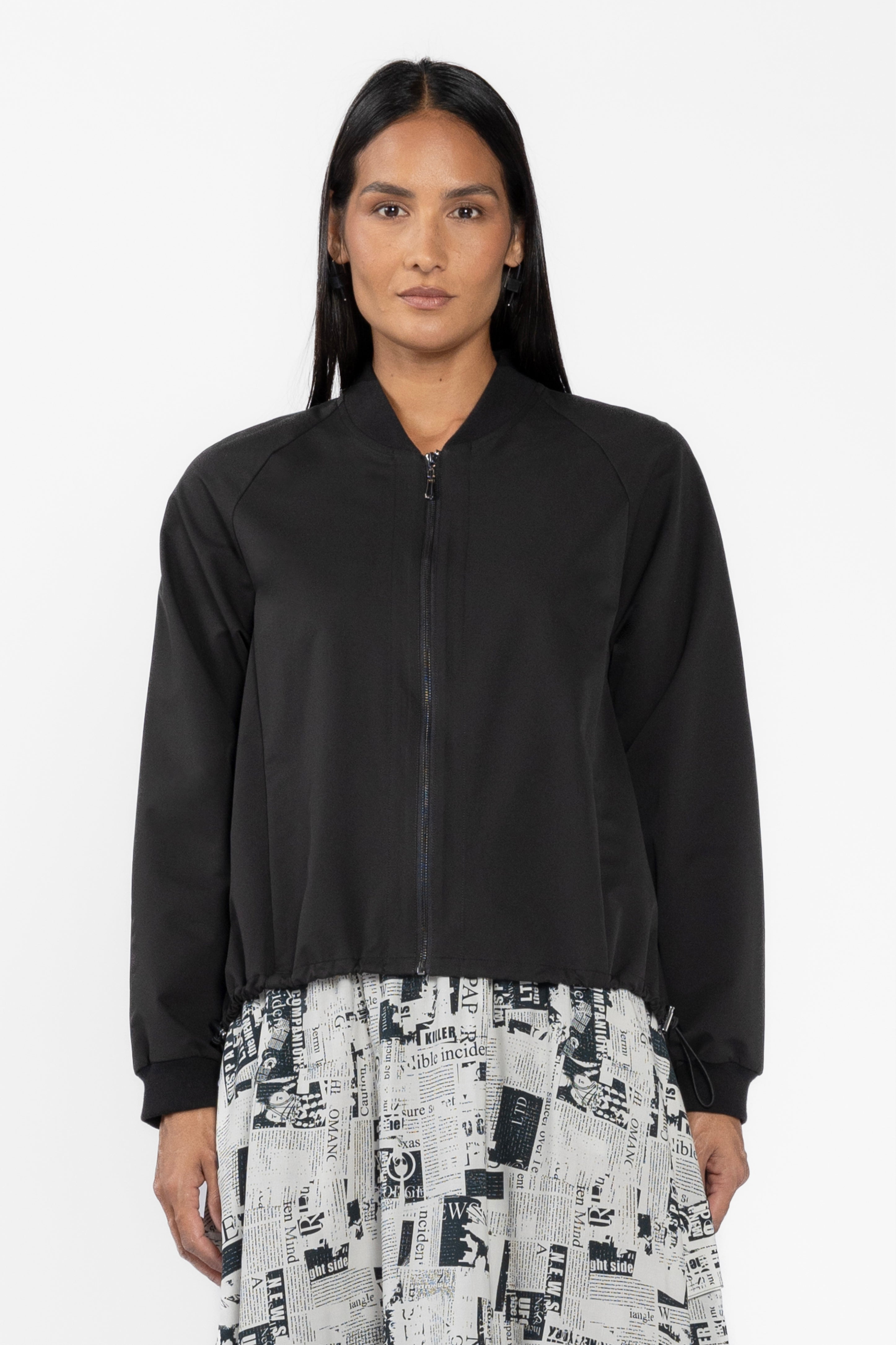 Scope Back Pleated Parka