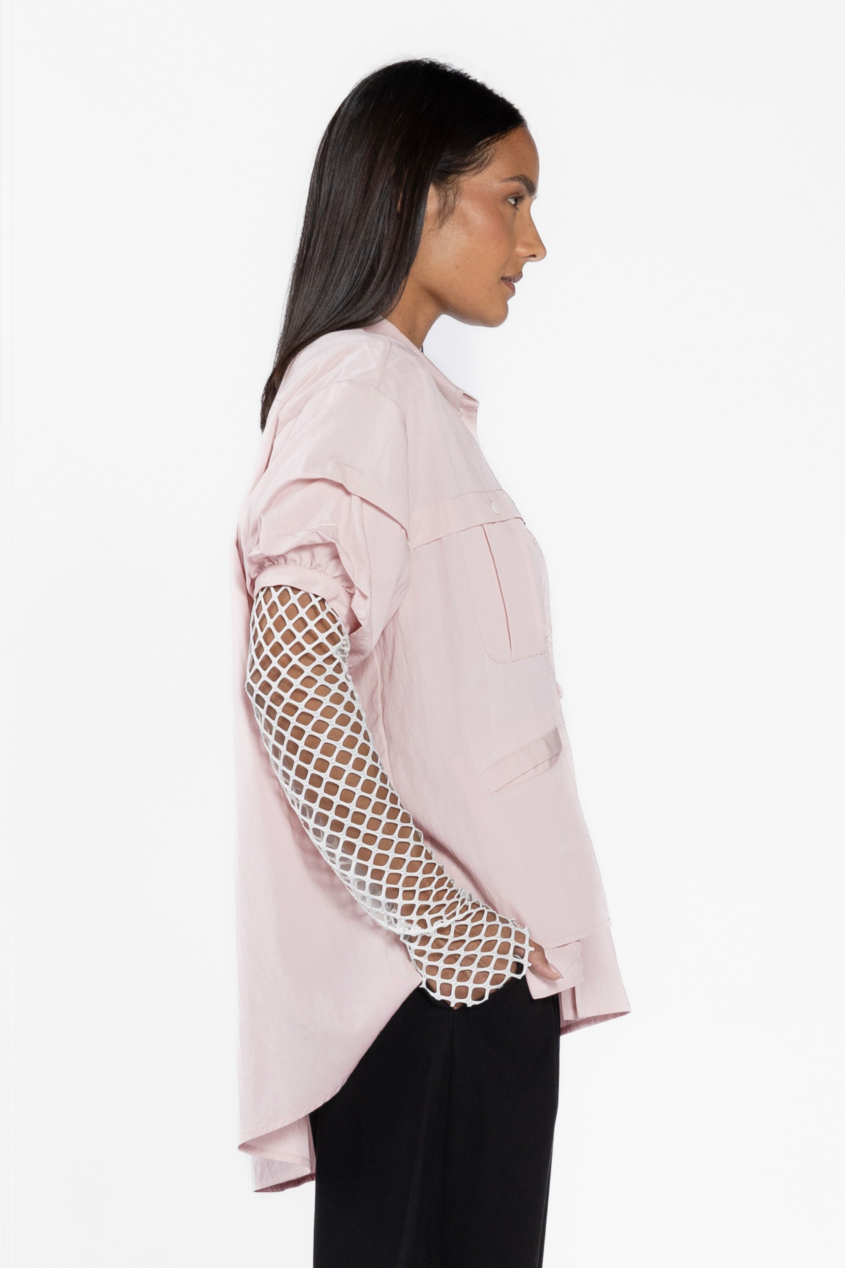 Sonic Asymmetric Short Sleeve Shirt