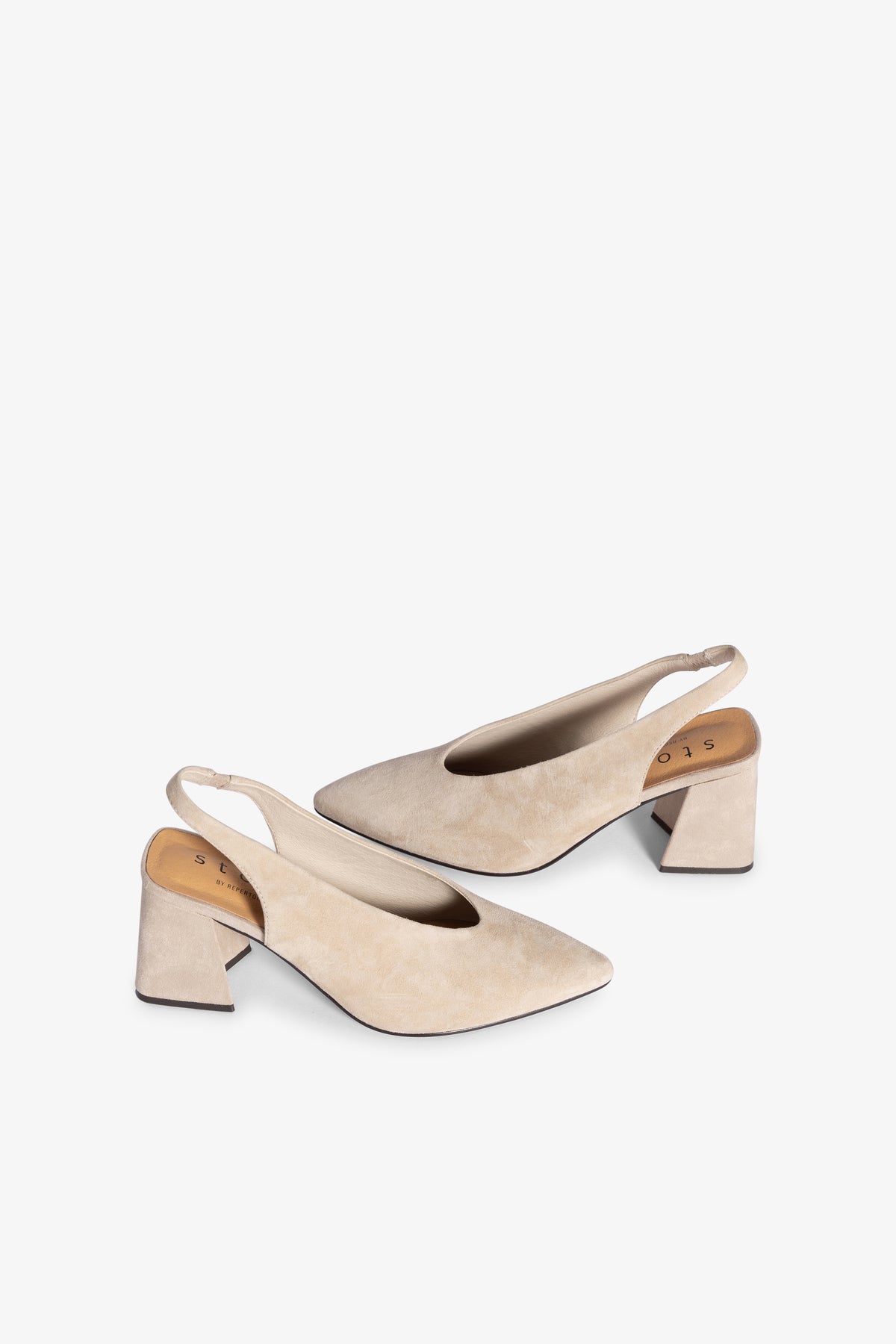 Scarlet Slingback Heel - Taupe