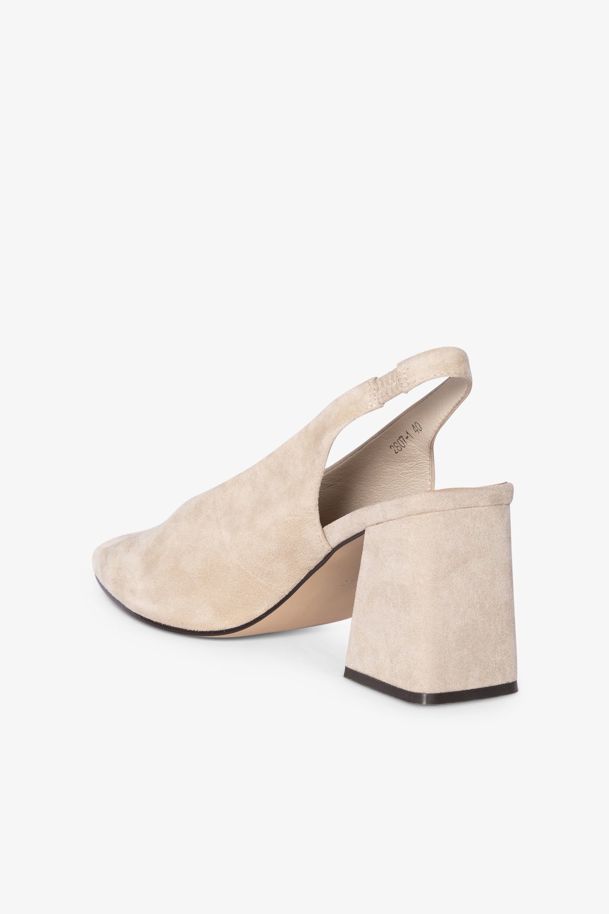 Scarlet Slingback Heel - Taupe