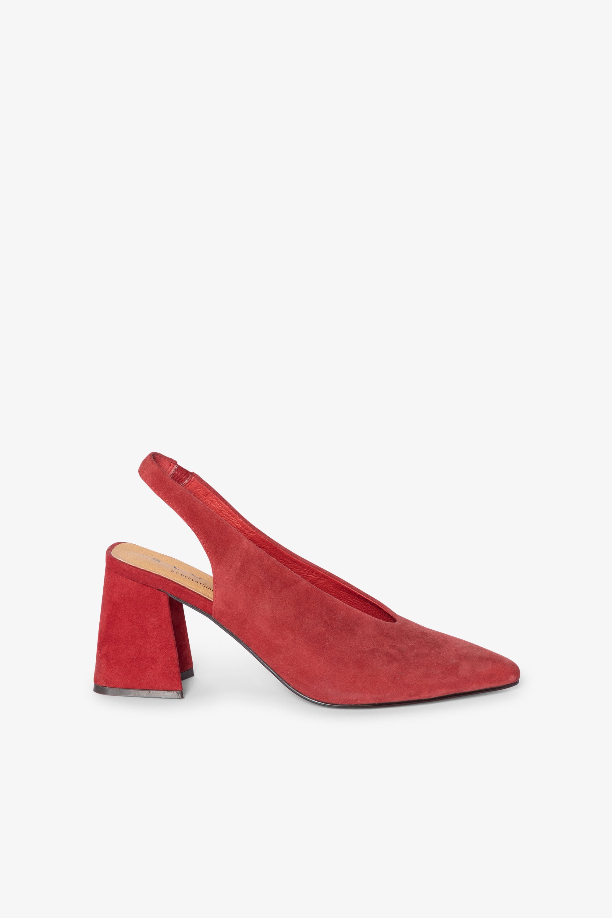 Scarlet Slingback Heel - Red