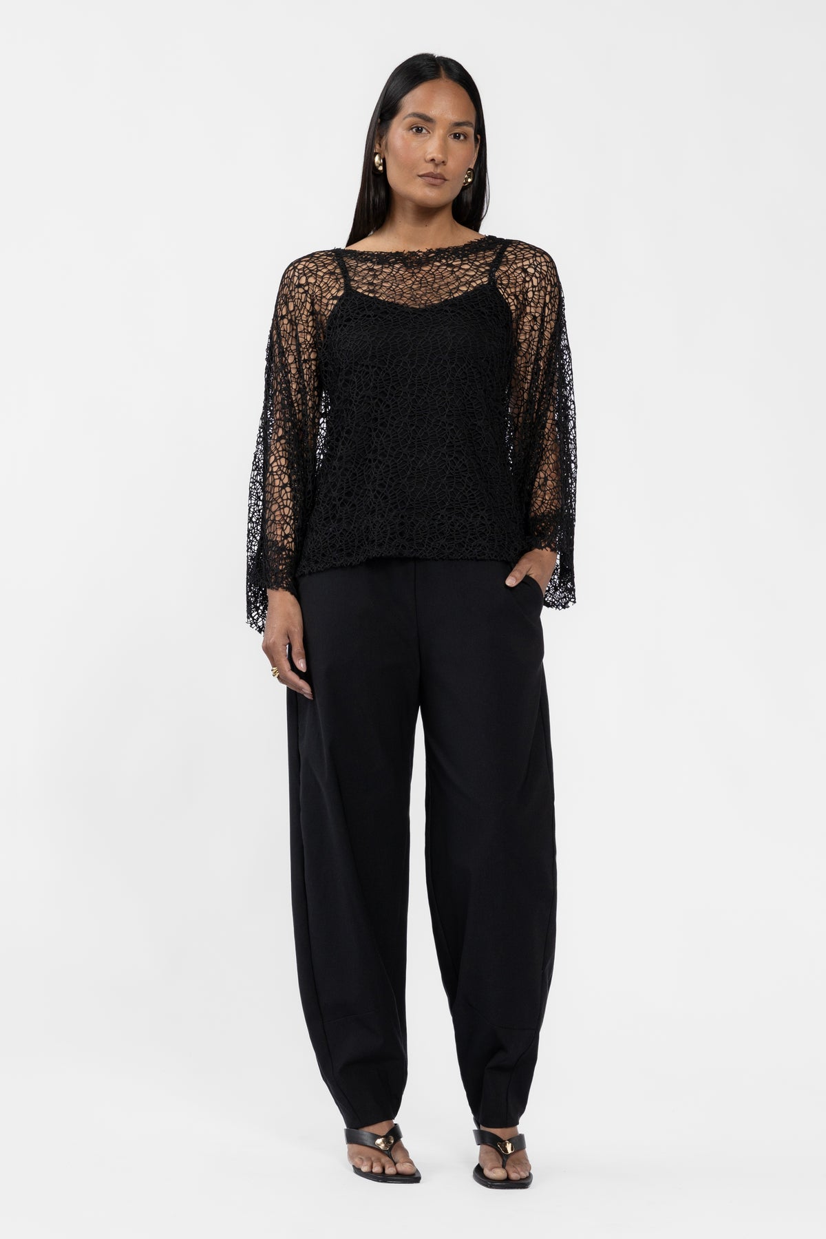 Terri Barrel Leg Pant