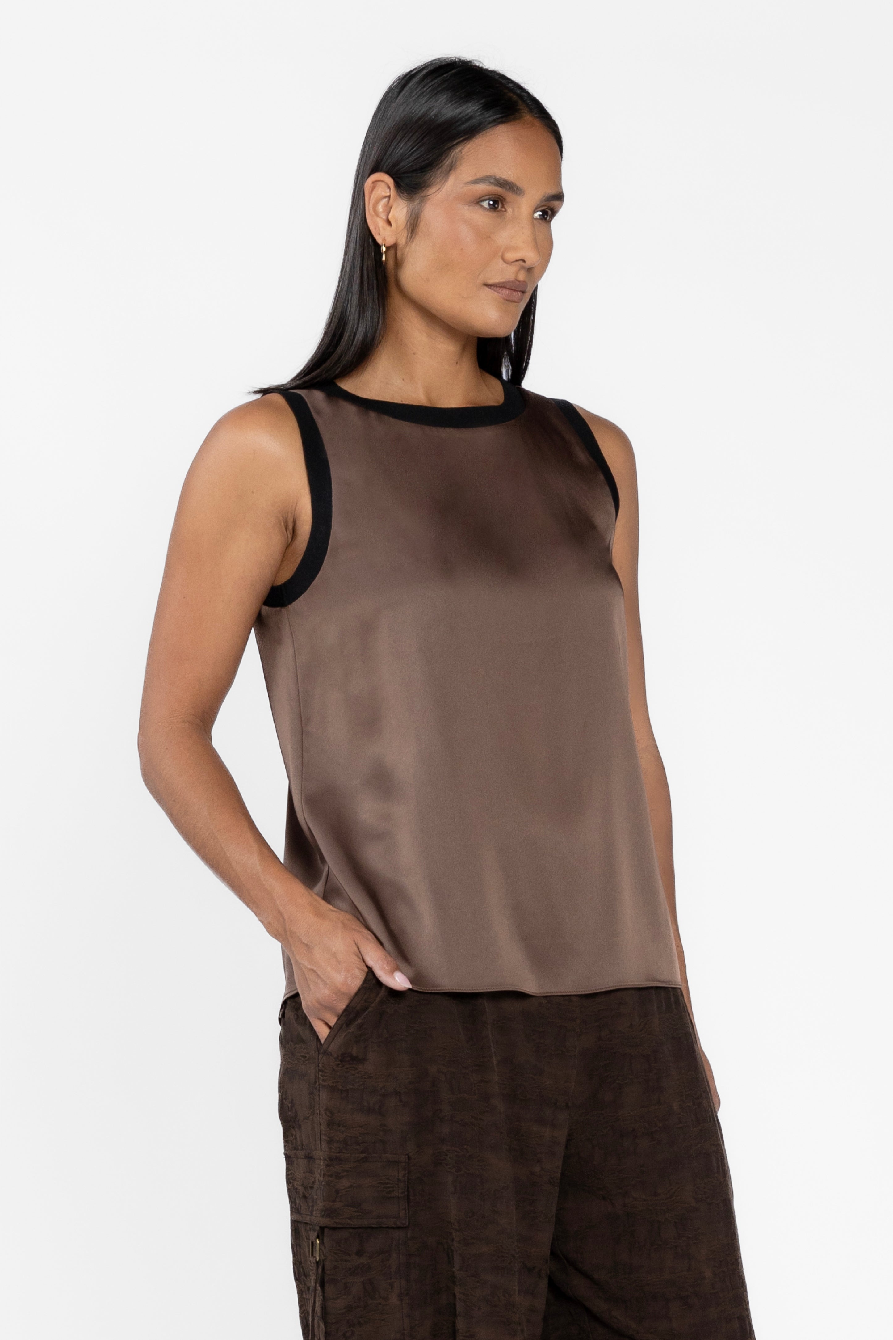 Theo Rib Trim Singlet
