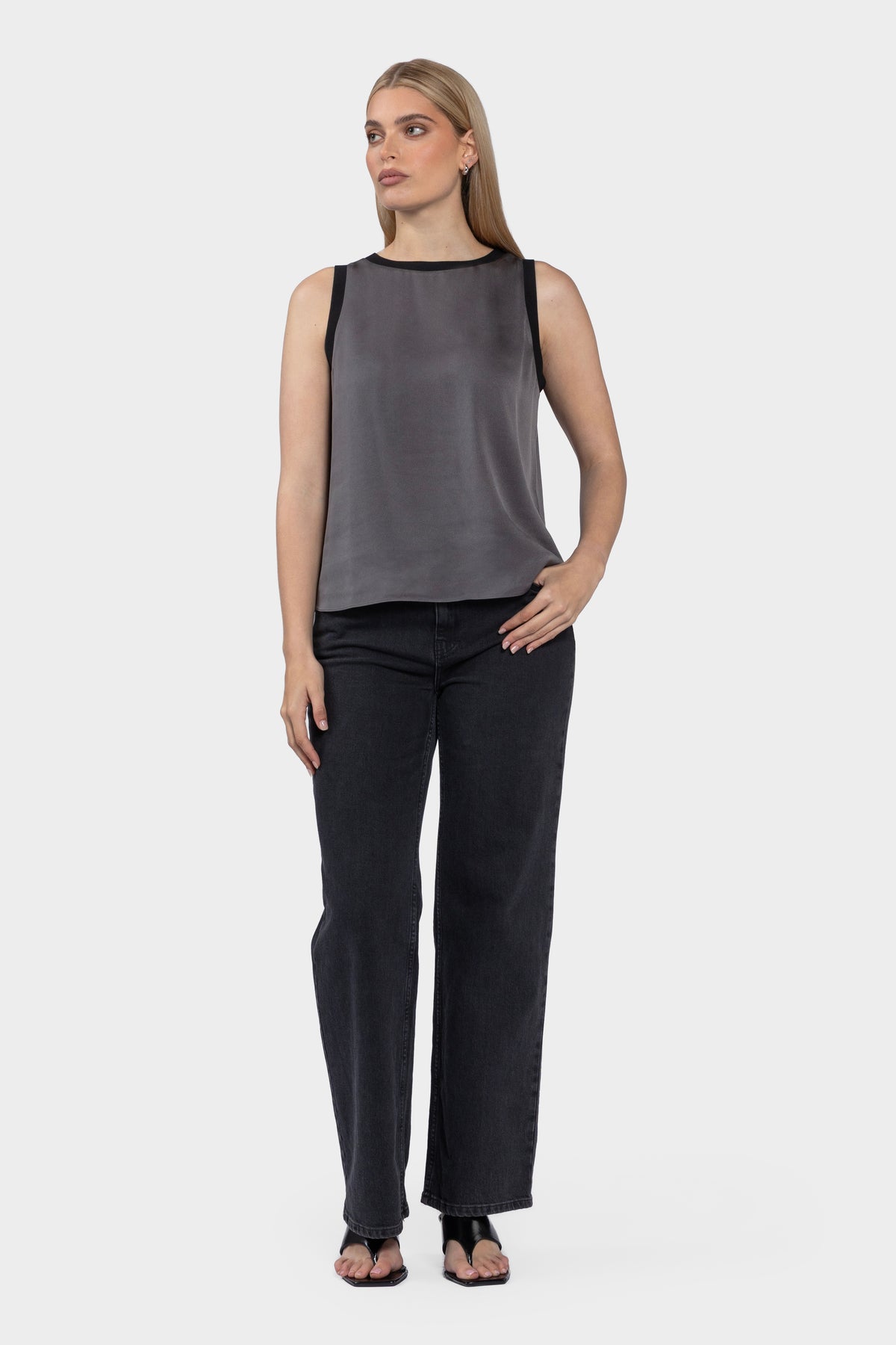 Theo Rib Trim Singlet