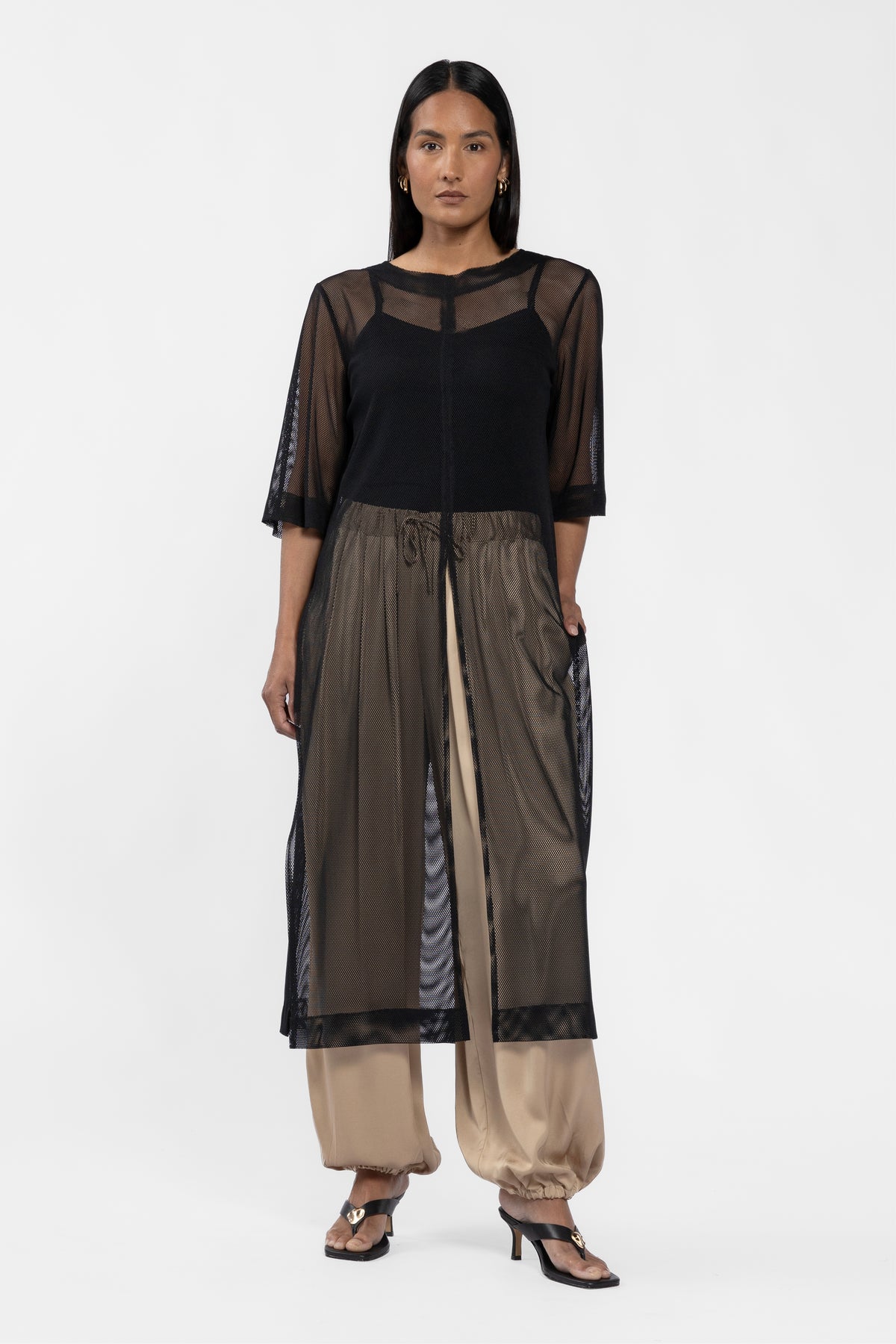 Torino Mesh Long Tunic