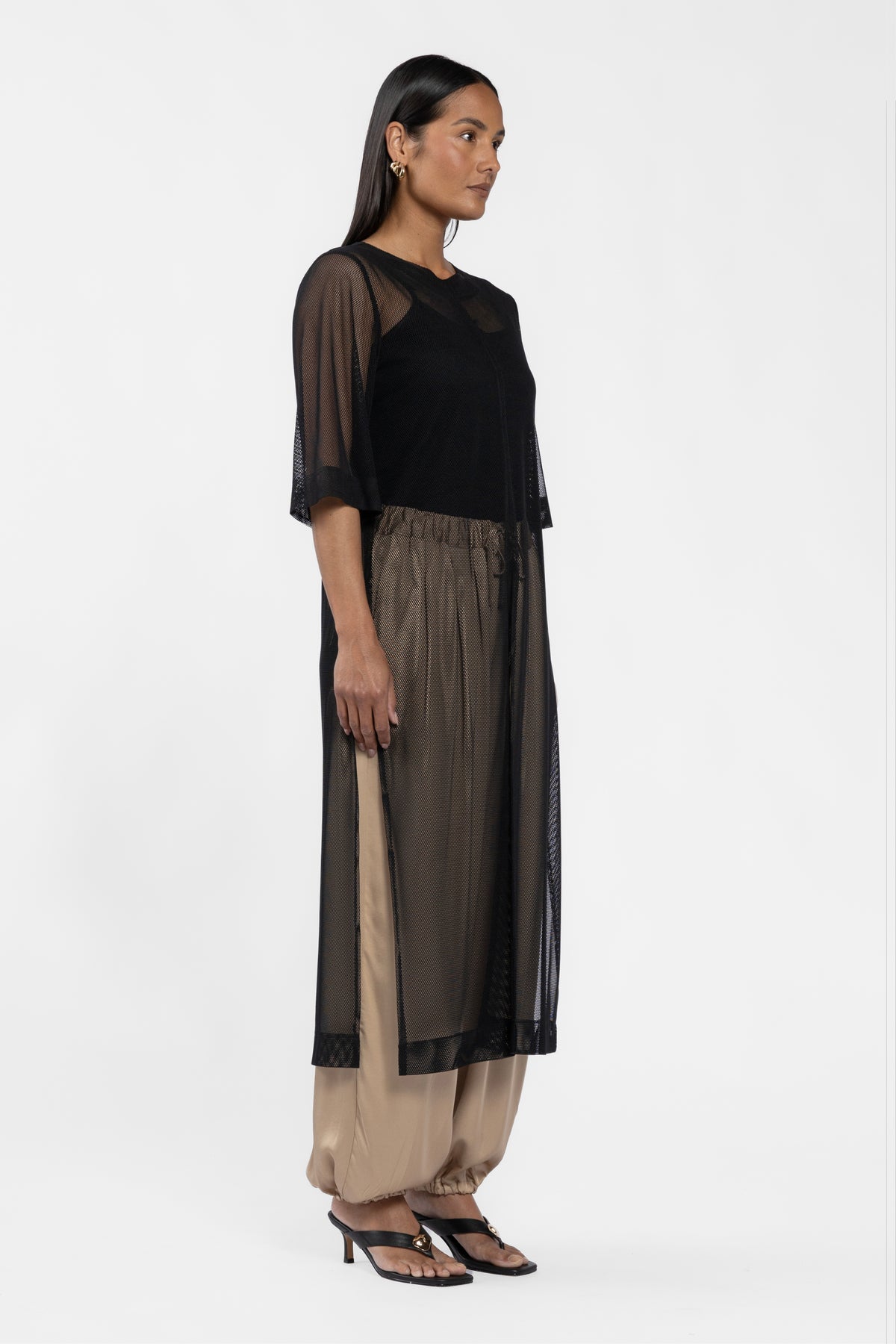 Torino Mesh Long Tunic