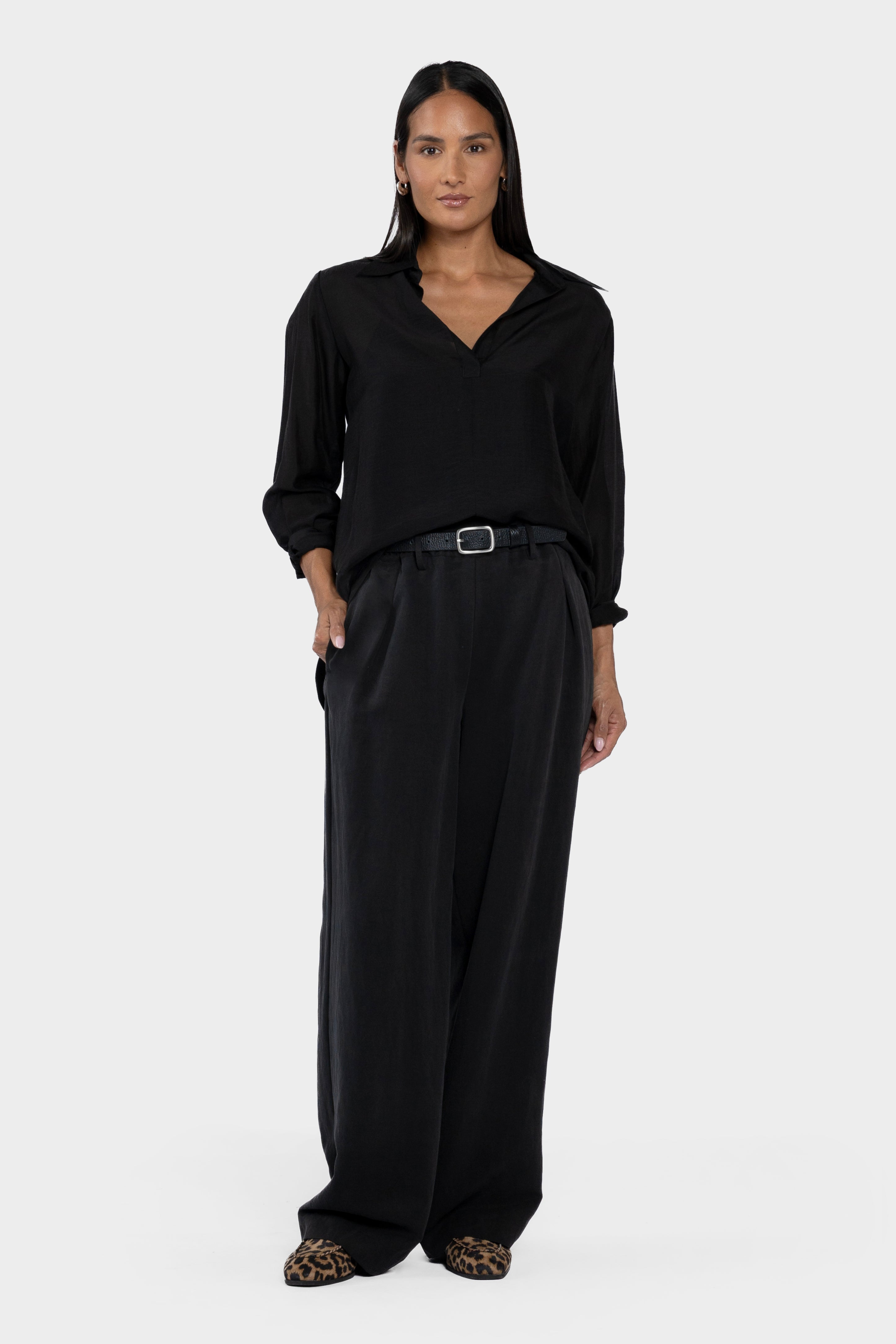Marbella Wide Leg Relaxed Pant