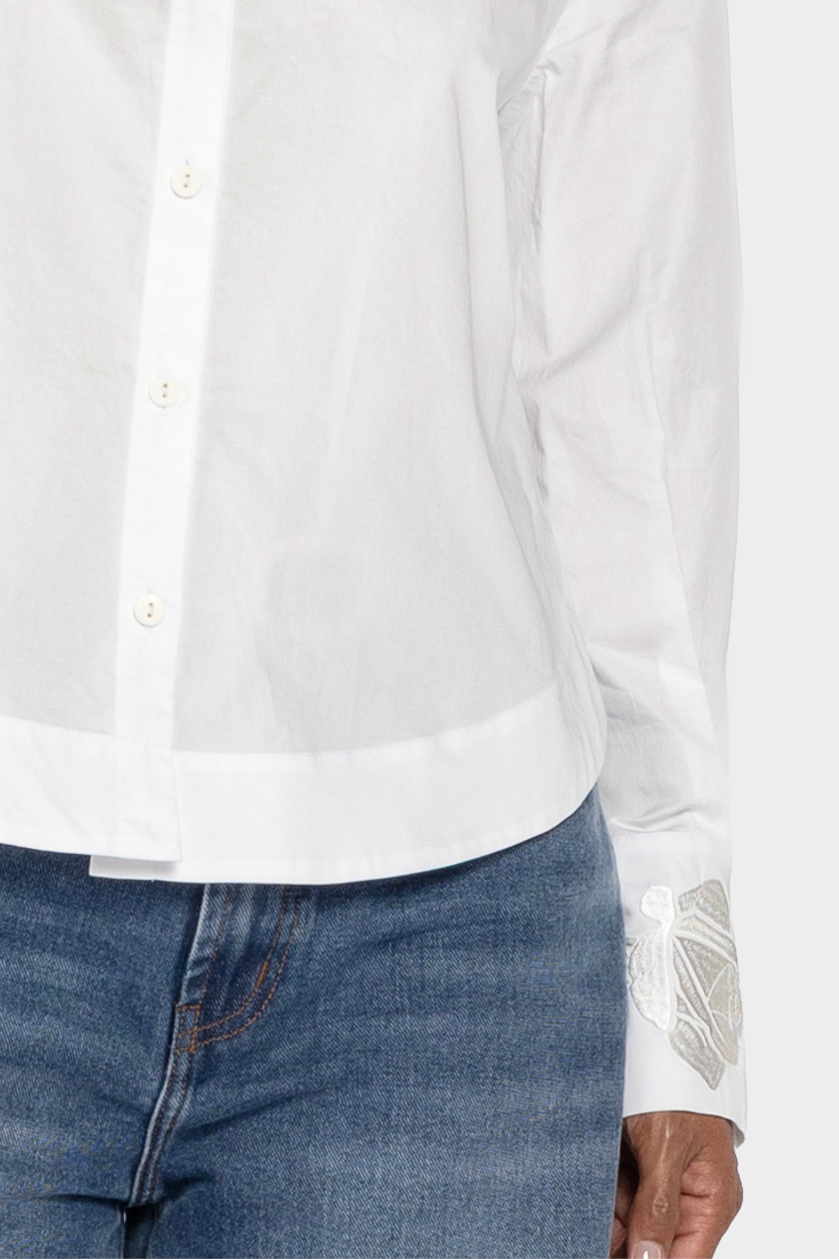 Roza Curved Hem Shirt
