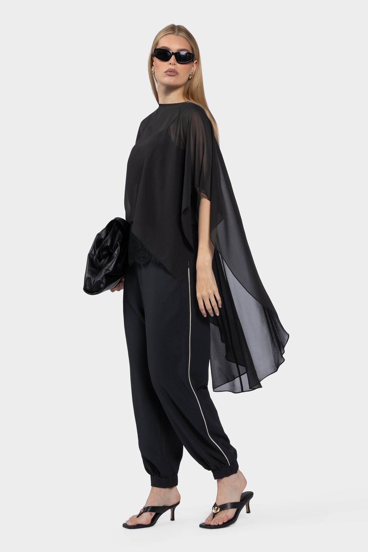 Zalia Long Cape