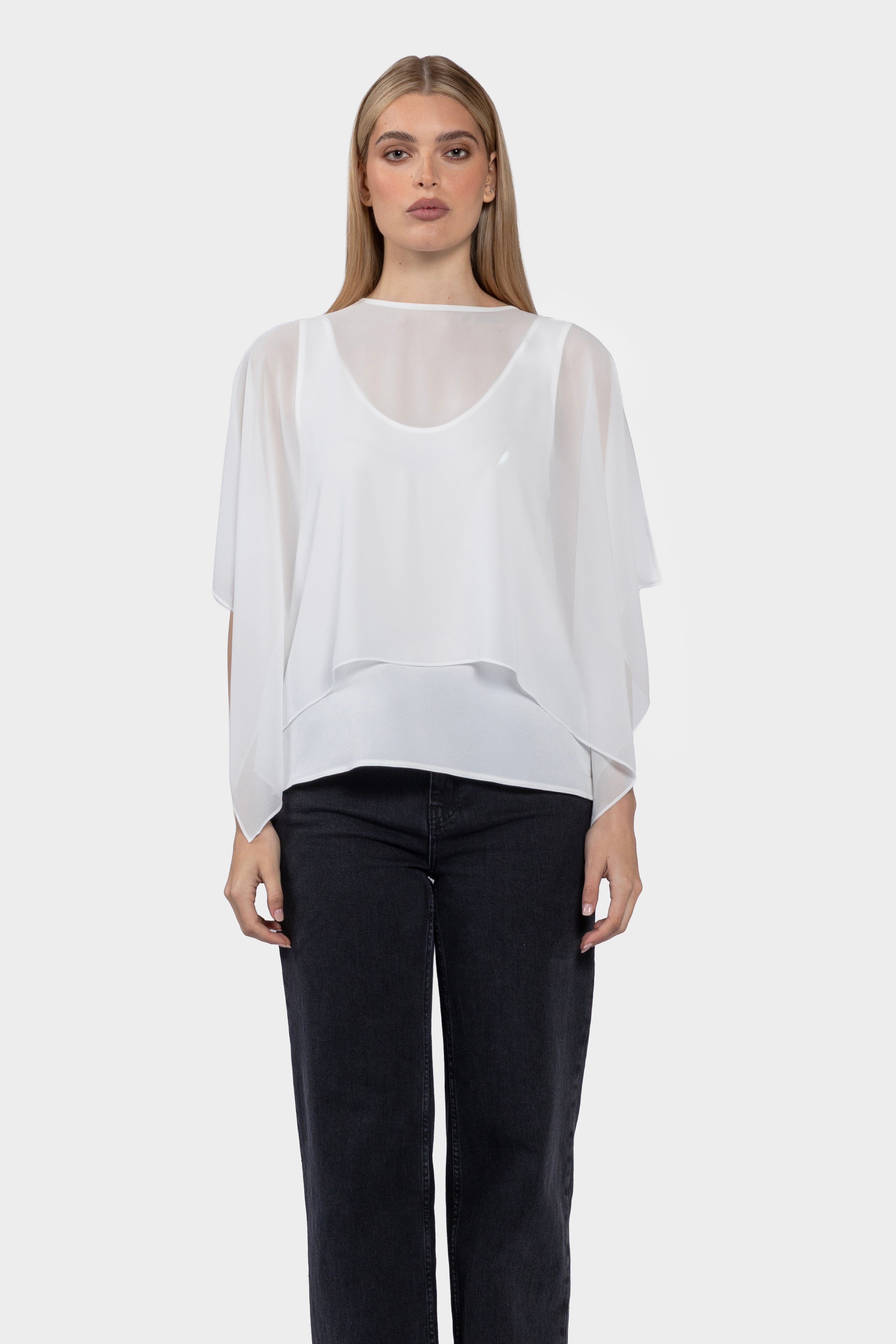 Zalia Long Cape